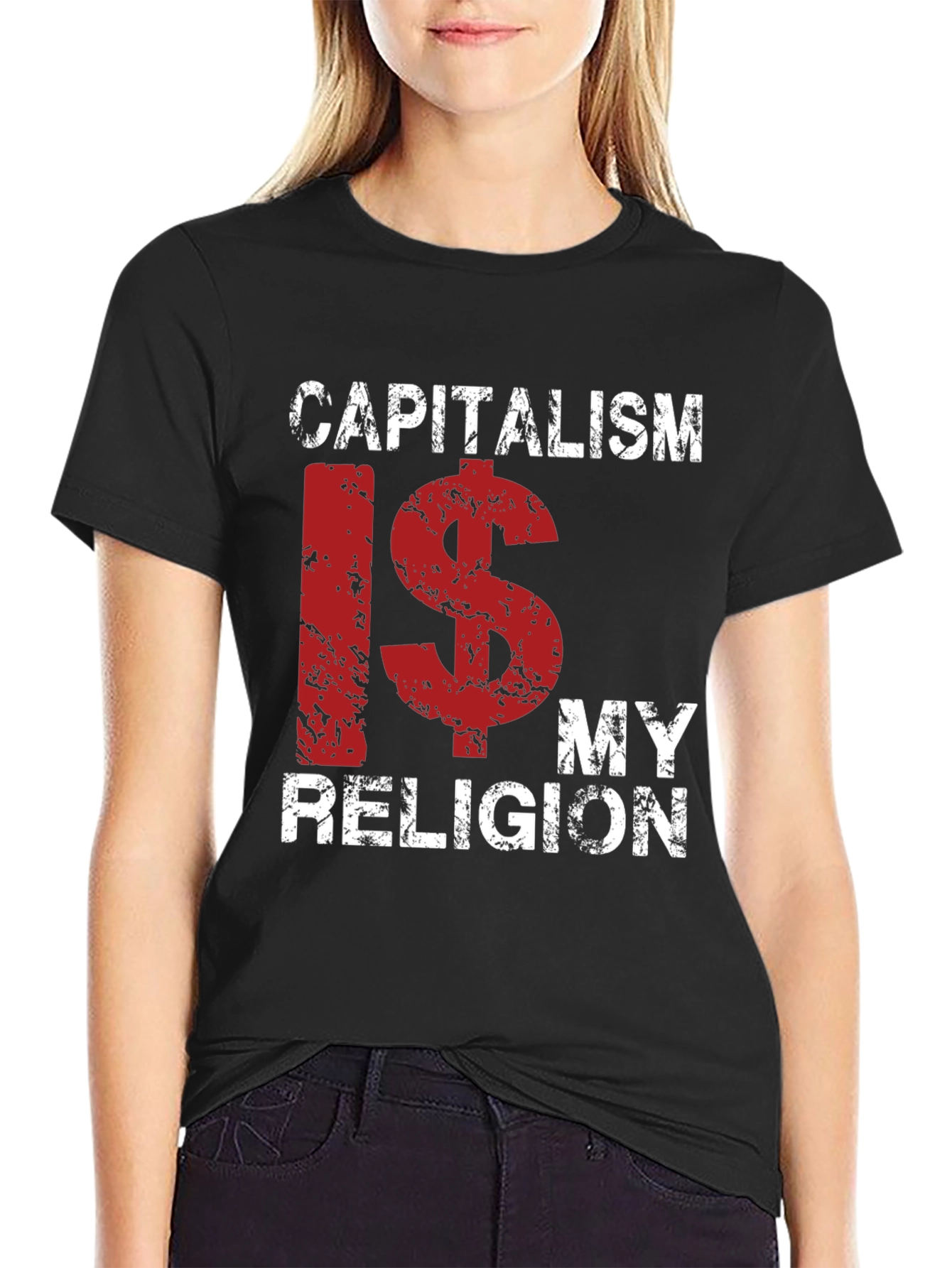 Capitalism is My Religion Graphic T-Shirt