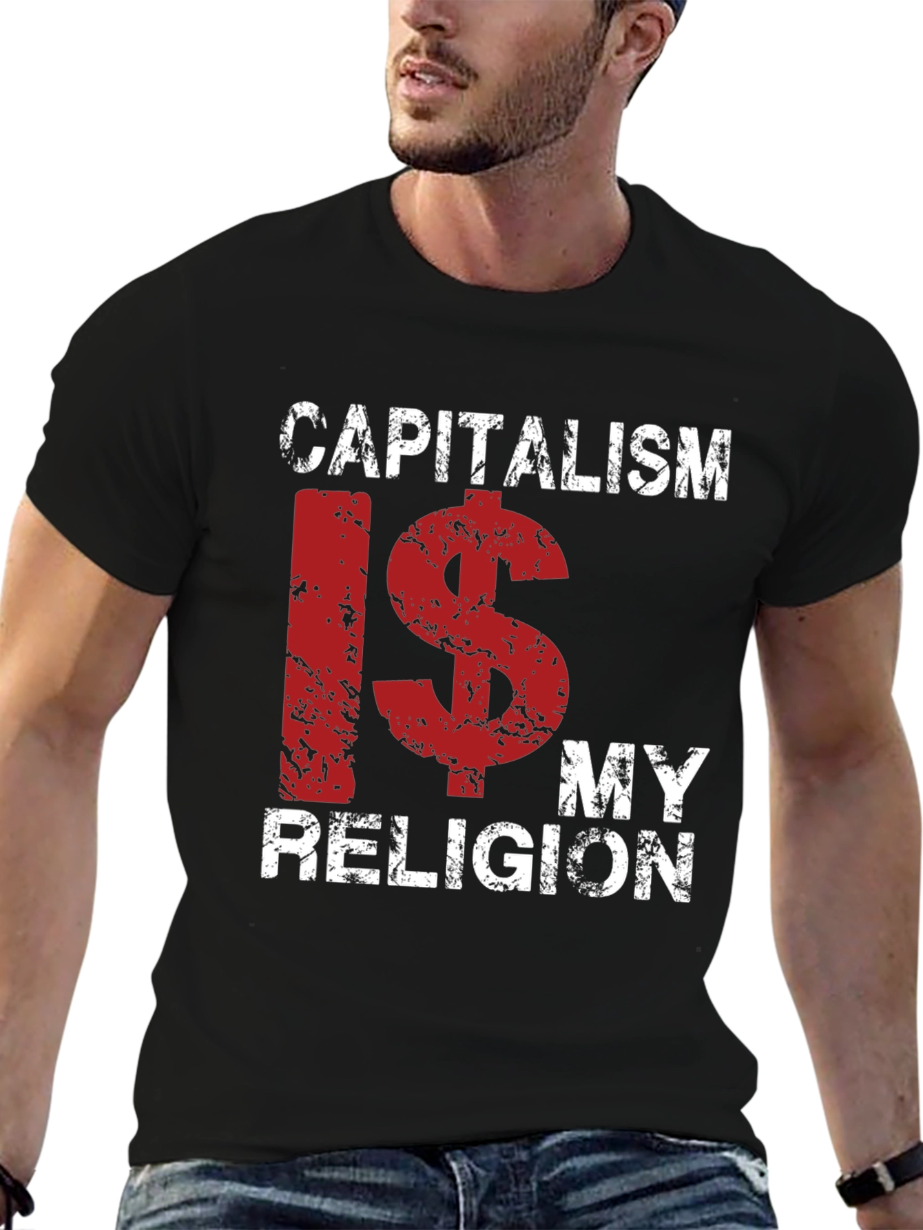 Capitalism is My Religion Graphic T-Shirt