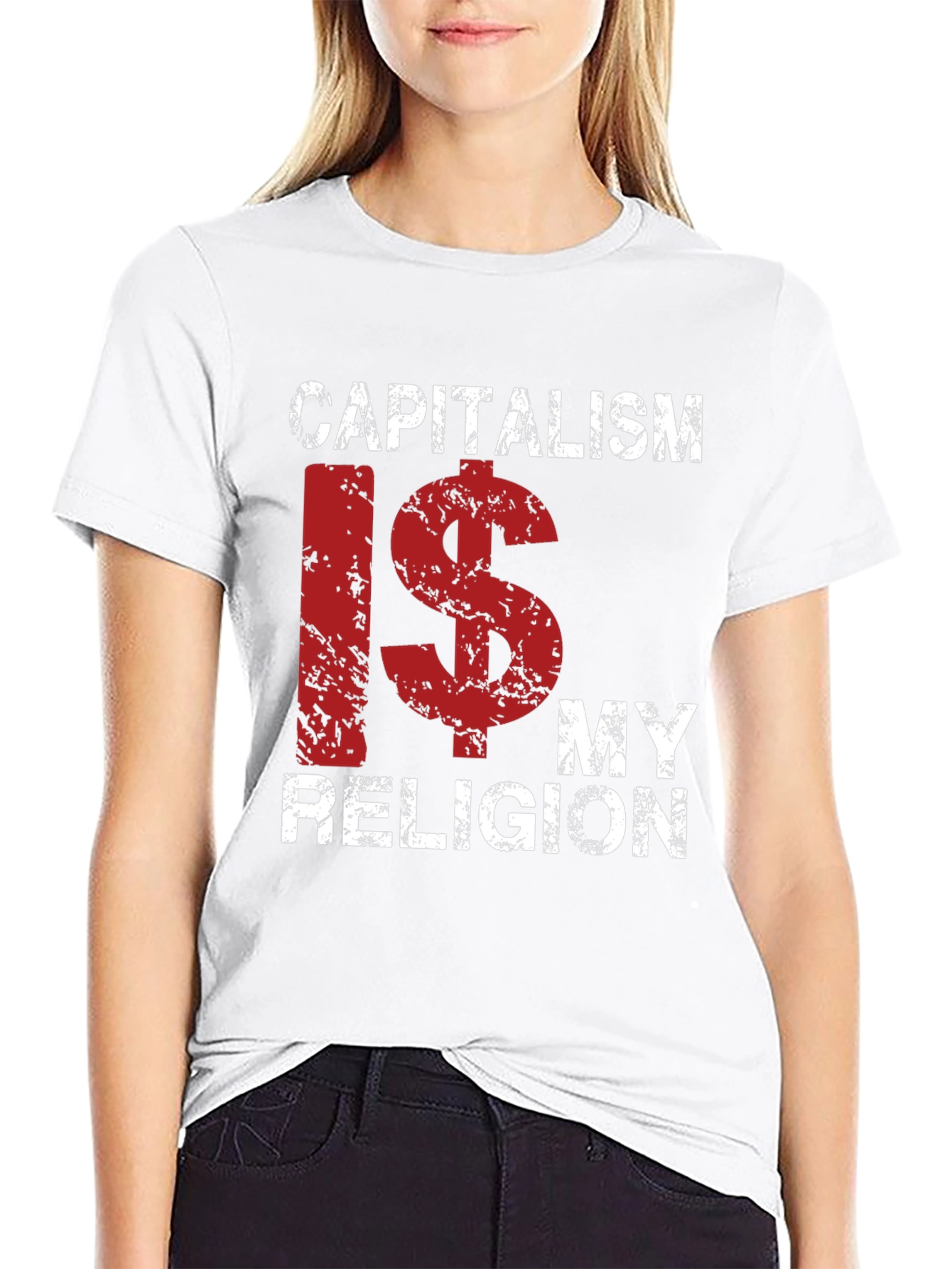 Capitalism is My Religion Graphic T-Shirt
