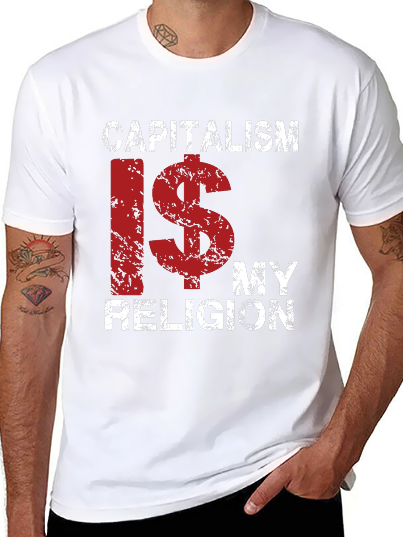 Capitalism is My Religion Graphic T-Shirt