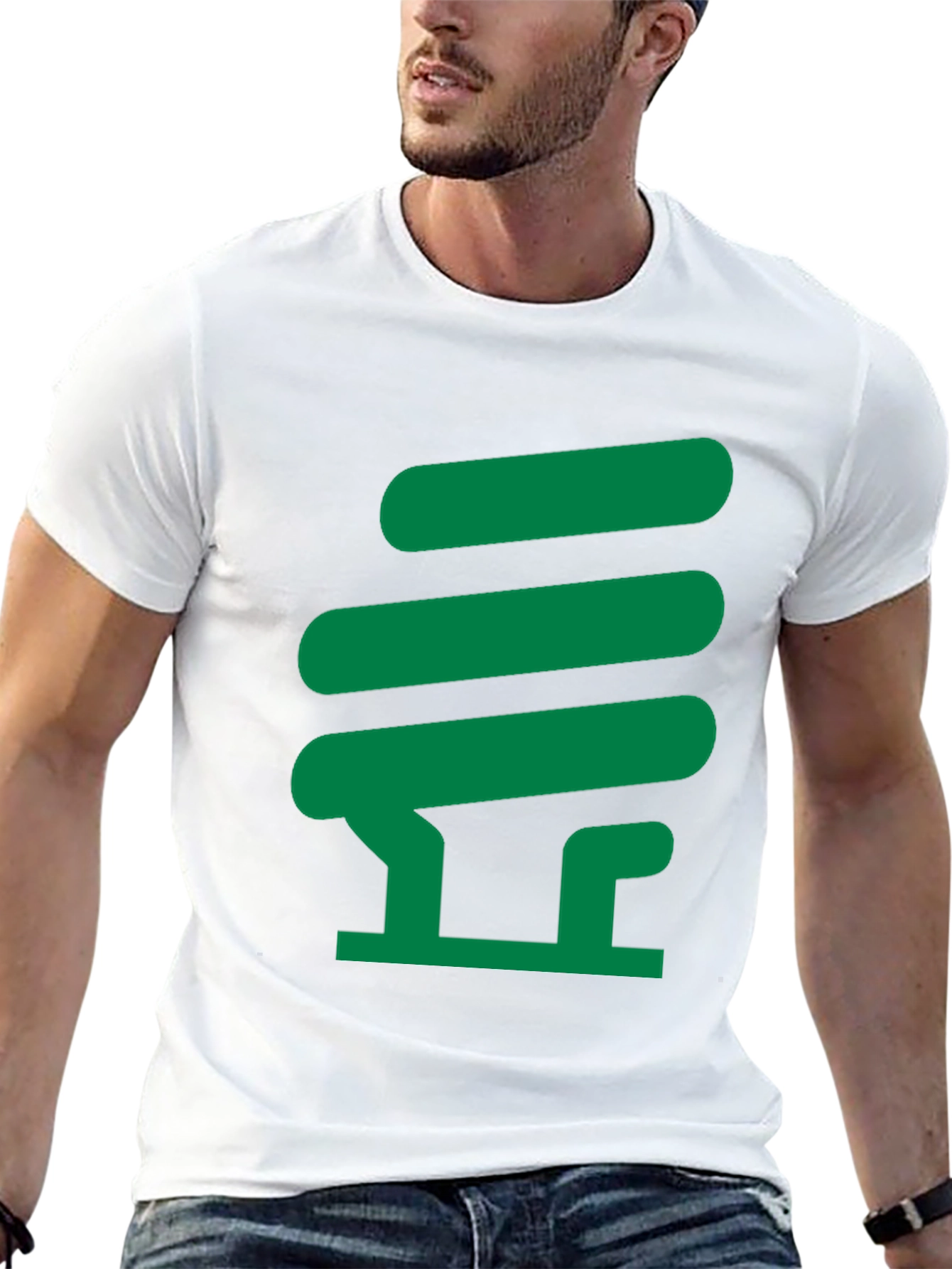 Green Light Bulb Graphic Tee