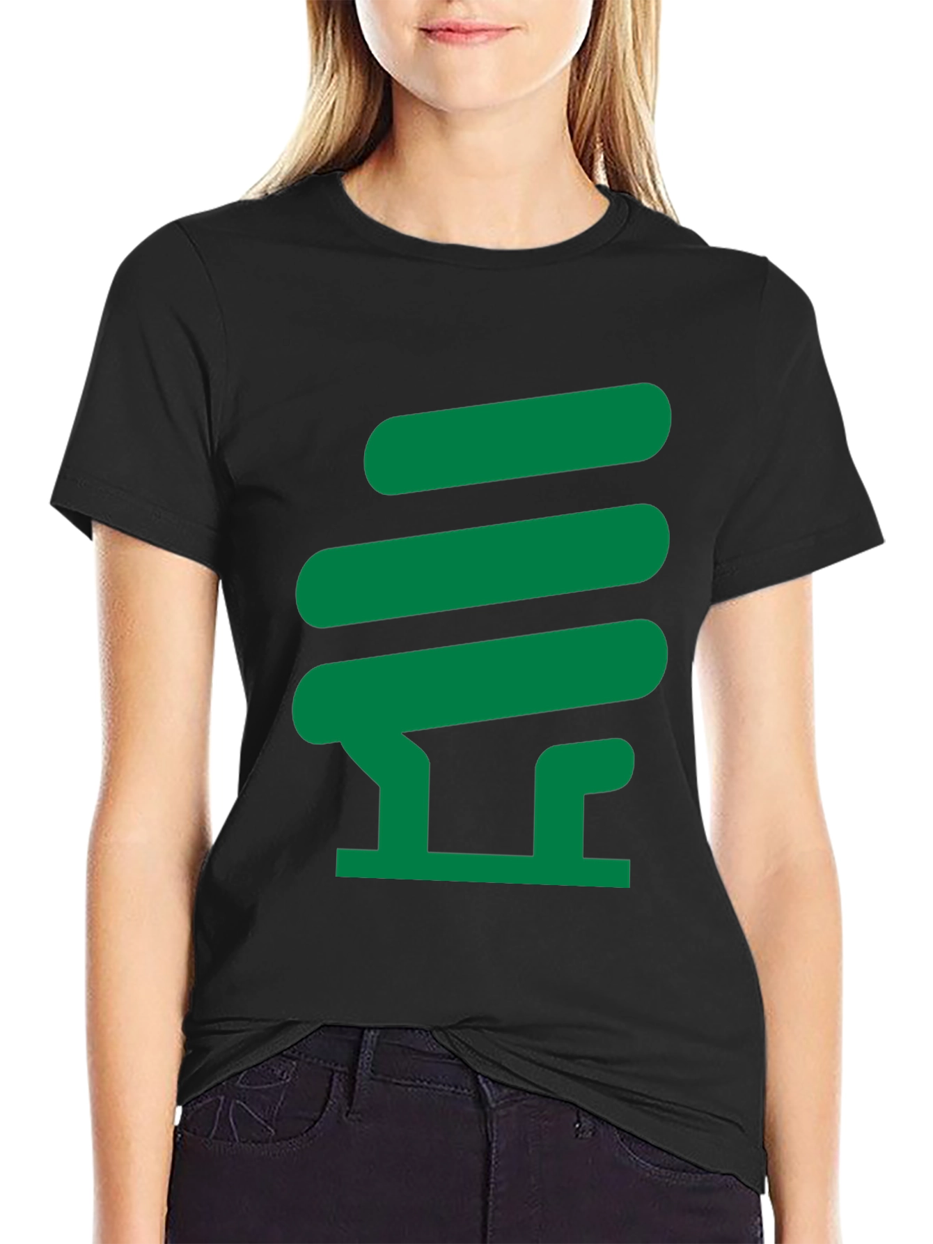 Green Light Bulb Graphic Tee