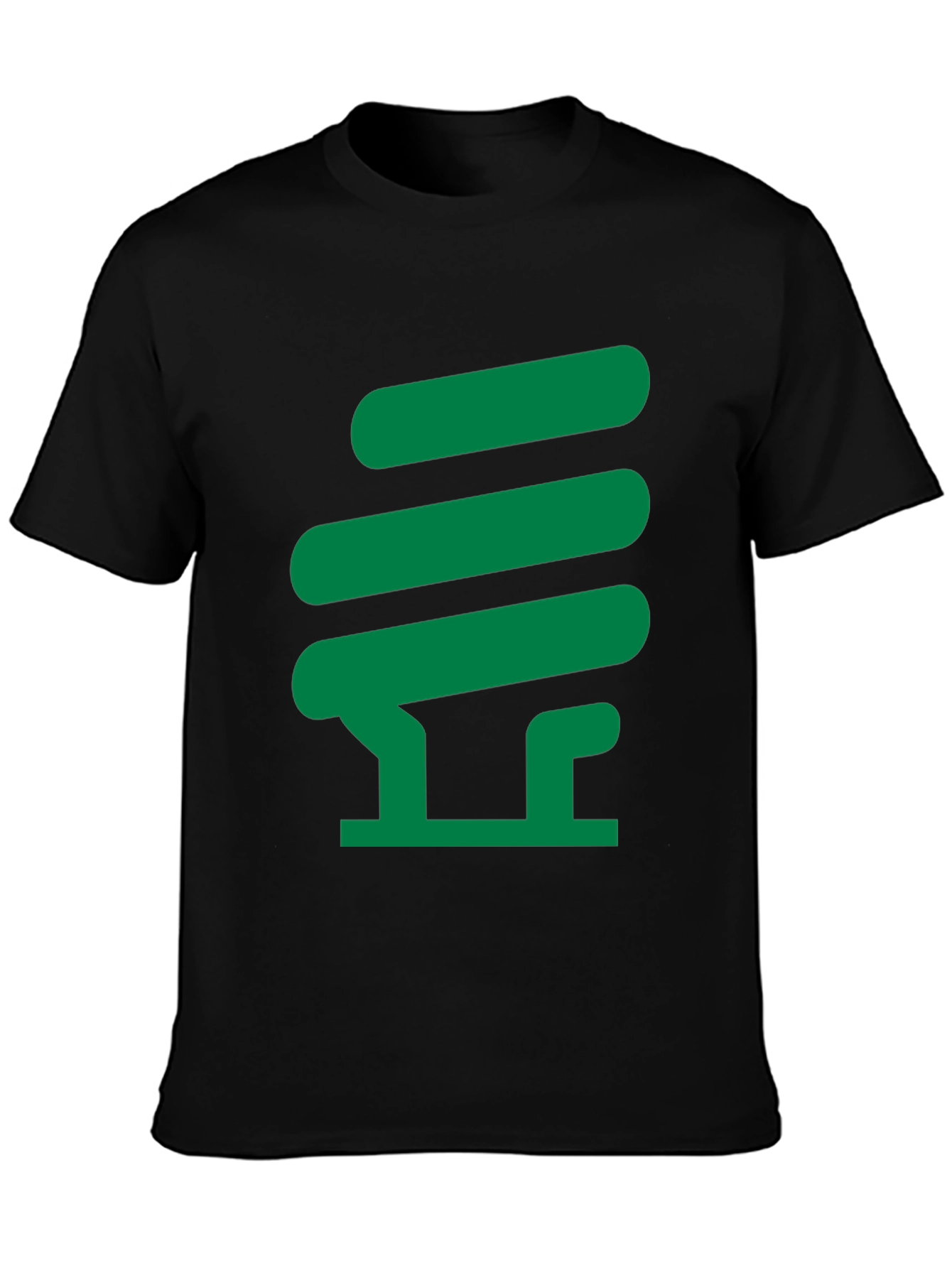 Green Light Bulb Graphic Tee