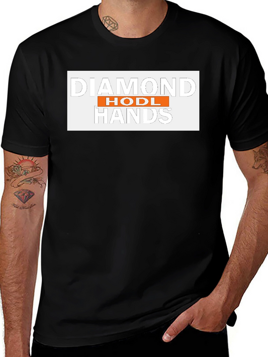 Diamond Hands HODL T-Shirt - Crypto Investor Tee
