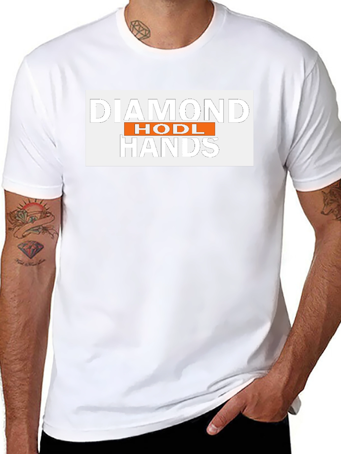 Diamond Hands HODL T-Shirt - Crypto Investor Tee
