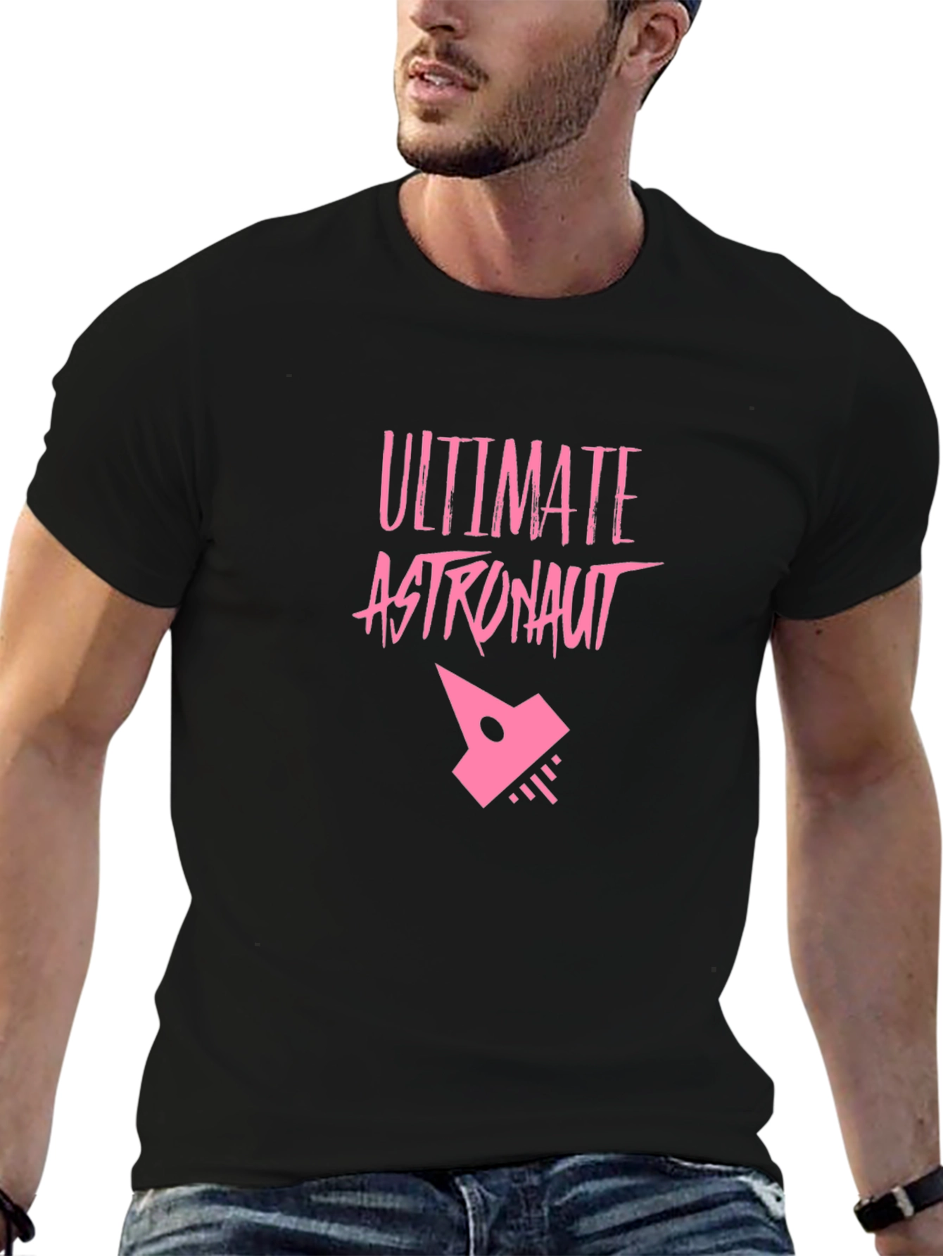 Ultimate Astronaut Graphic Black T-Shirt