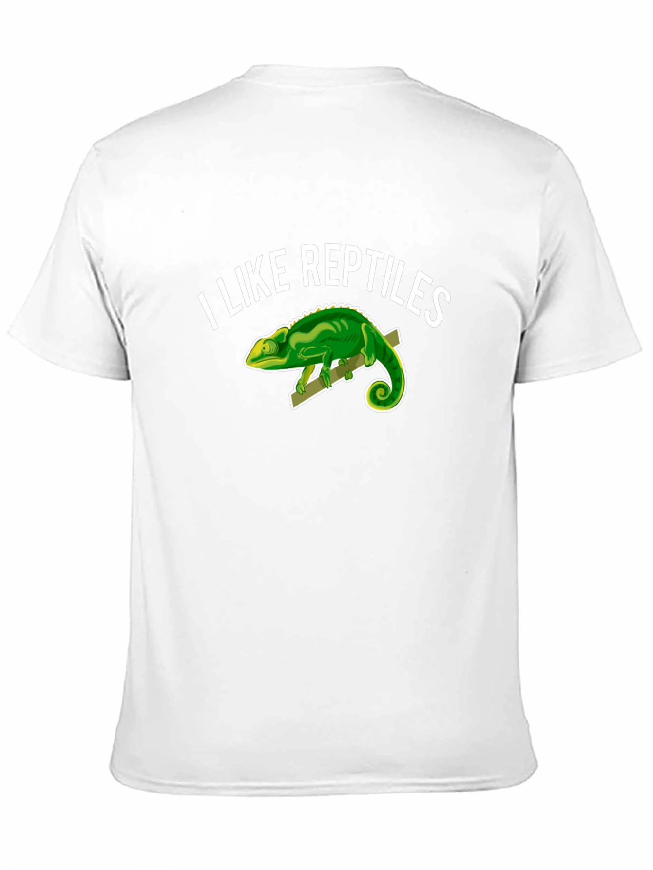 I Like Reptiles T-Shirt - Novelty Chameleon Graphic Tee