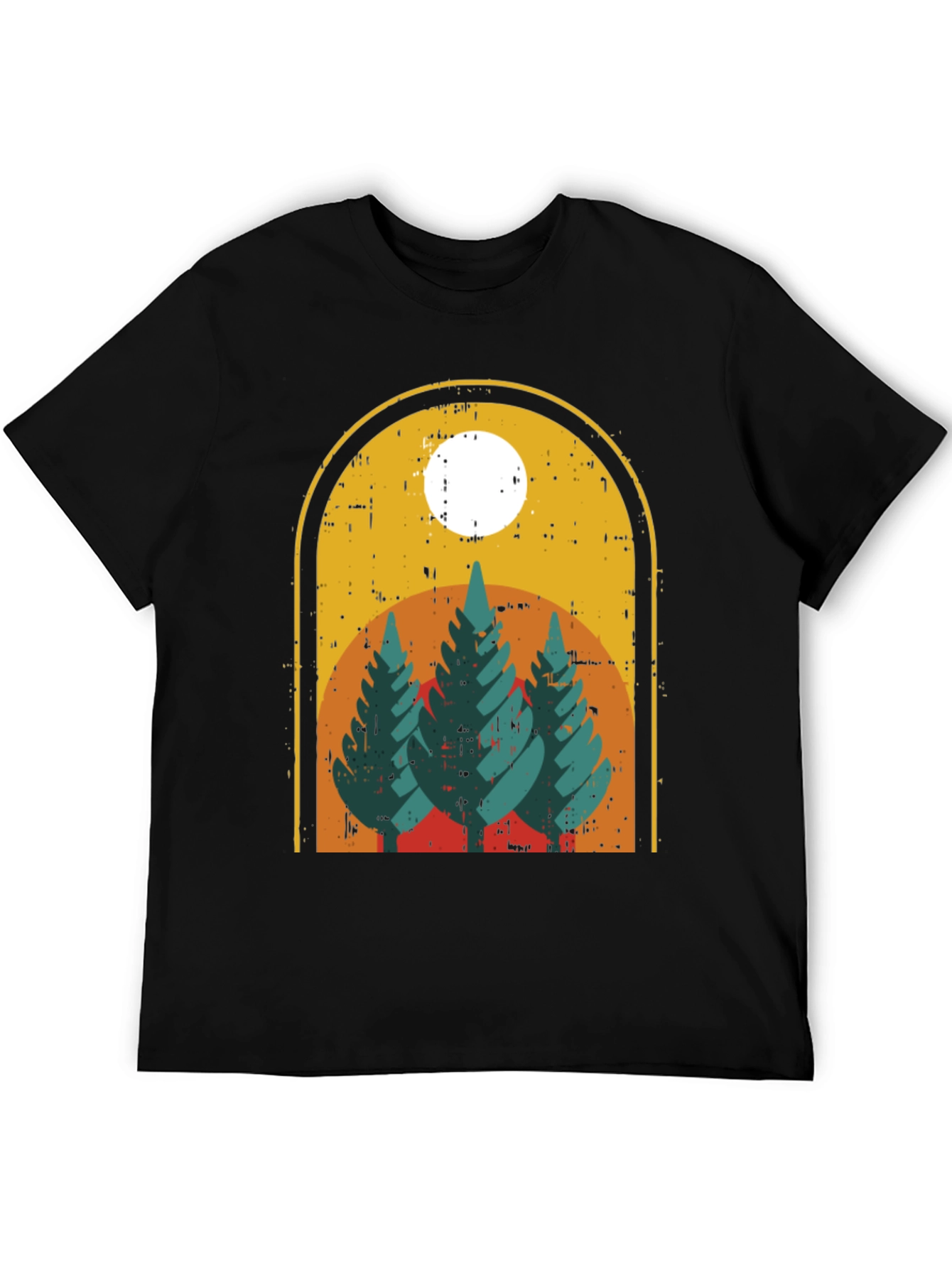 Retro Nature Scene T-Shirt