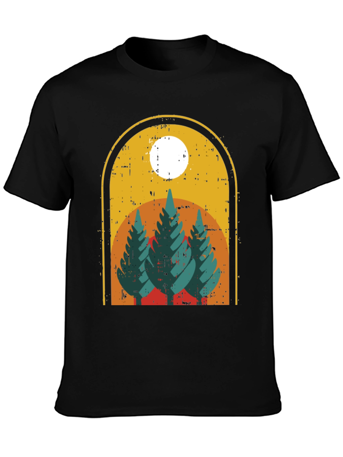 Retro Nature Scene T-Shirt