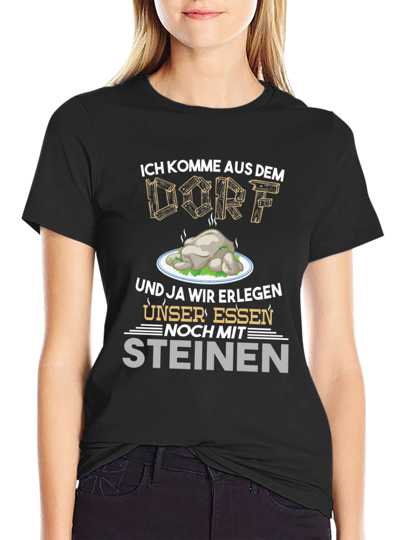 Ich Komme Aus Dem Dorf T-Shirt