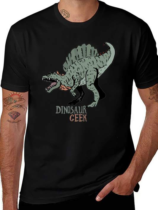 Dinosaur Geek Graphic T-Shirt