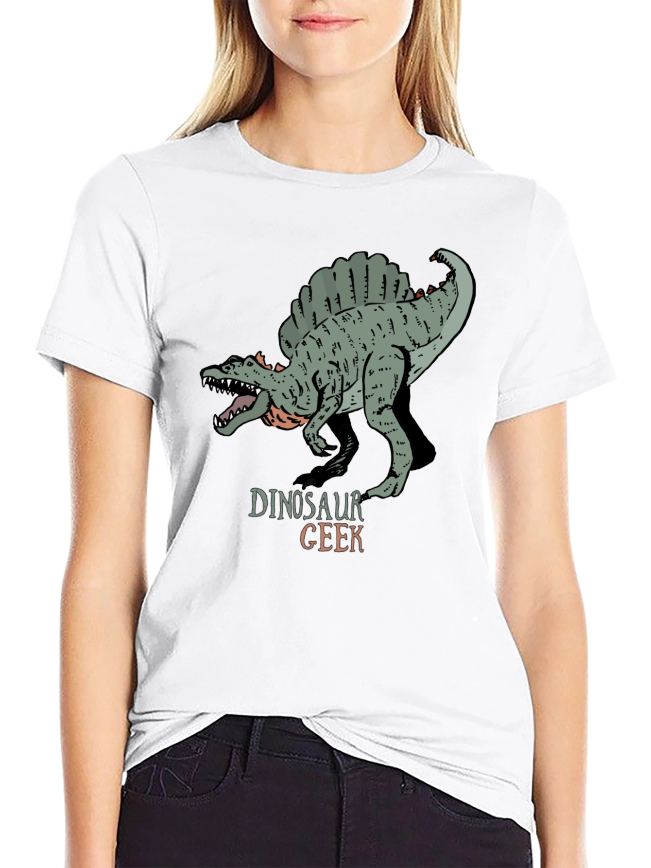 Dinosaur Geek Graphic T-Shirt