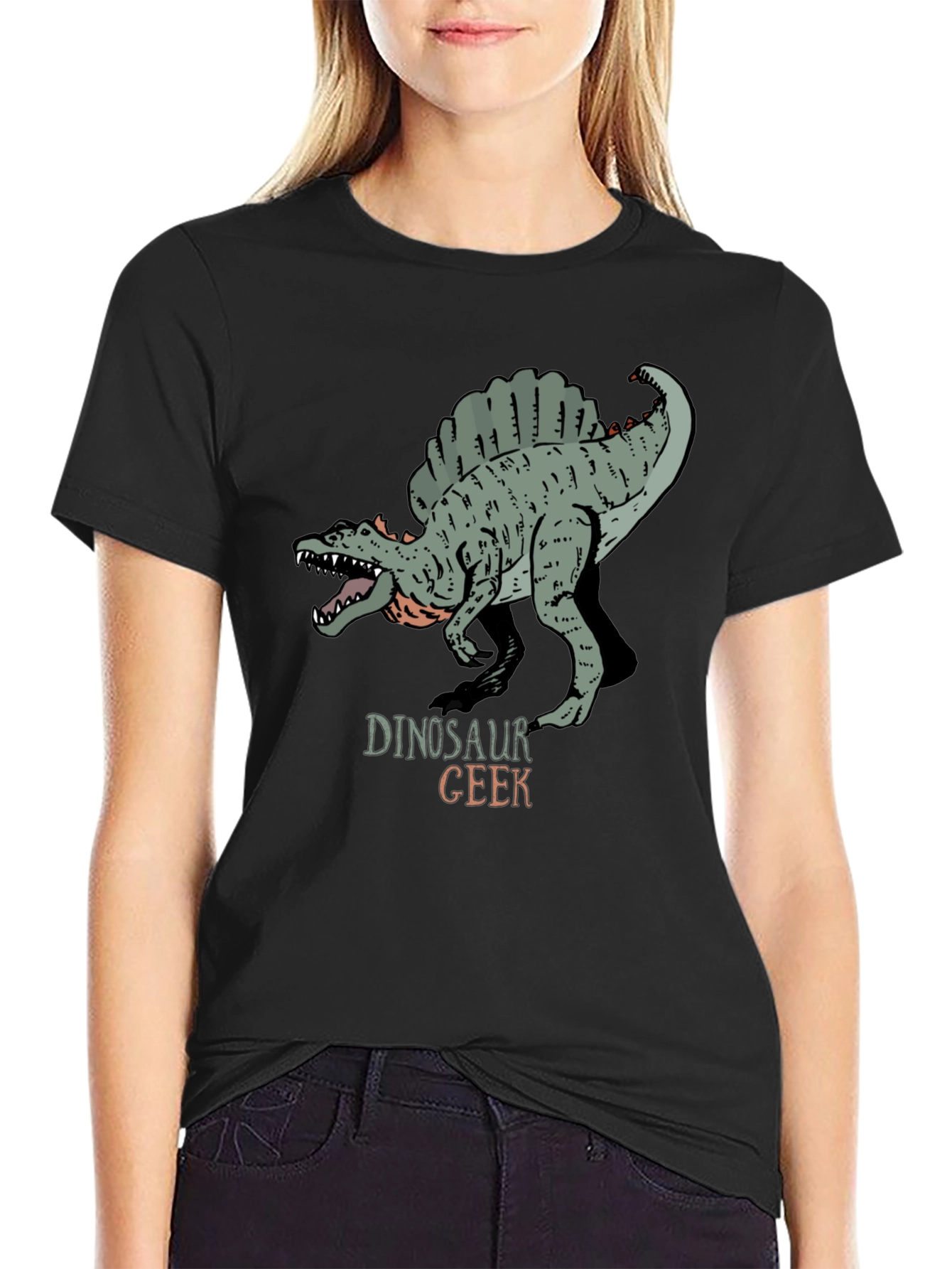 Dinosaur Geek Graphic T-Shirt