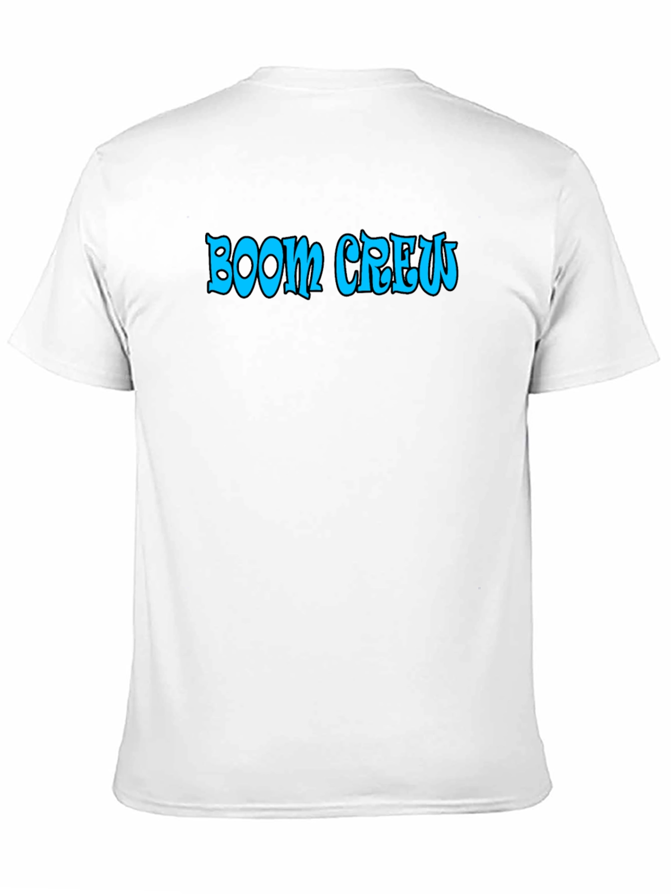 Boom Crew Black Cotton Graphic Tee
