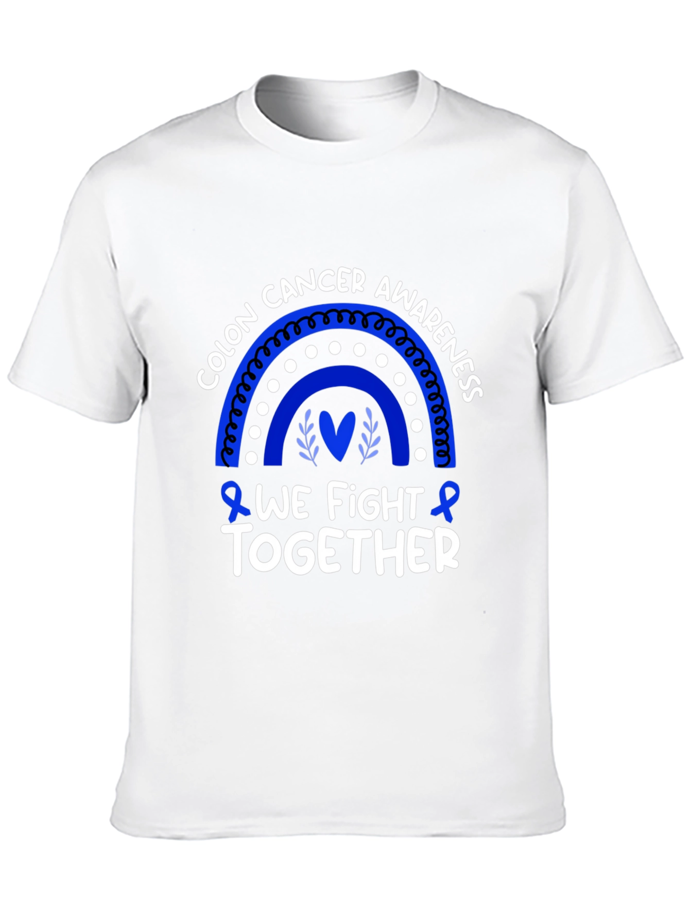 Colon Cancer Awareness T-Shirt - We Fight Together