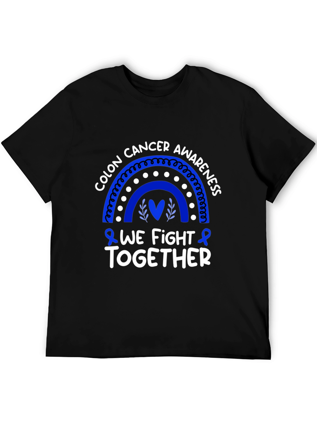 Colon Cancer Awareness T-Shirt - We Fight Together