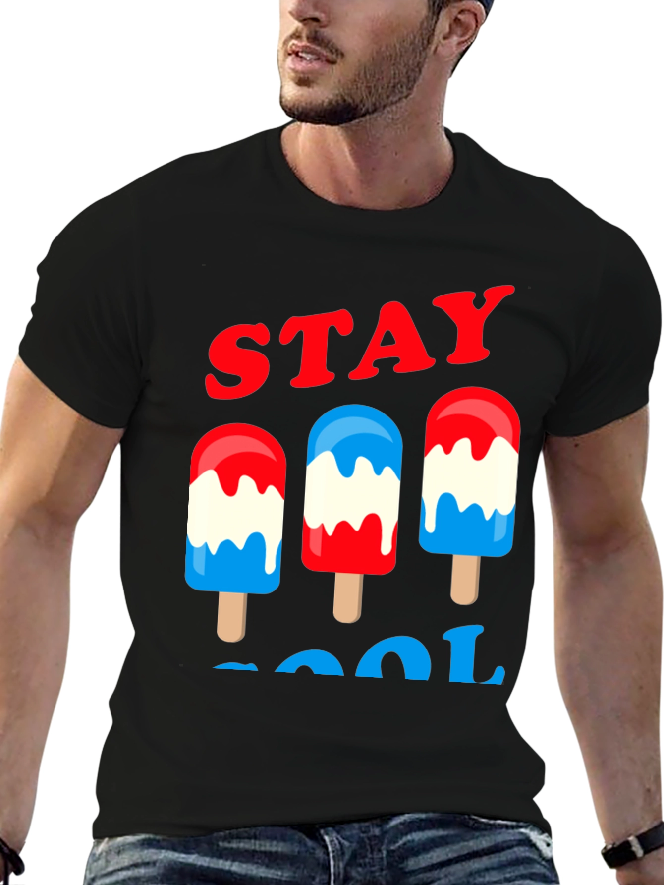 Stay Cool Patriotic Popsicle T-Shirt