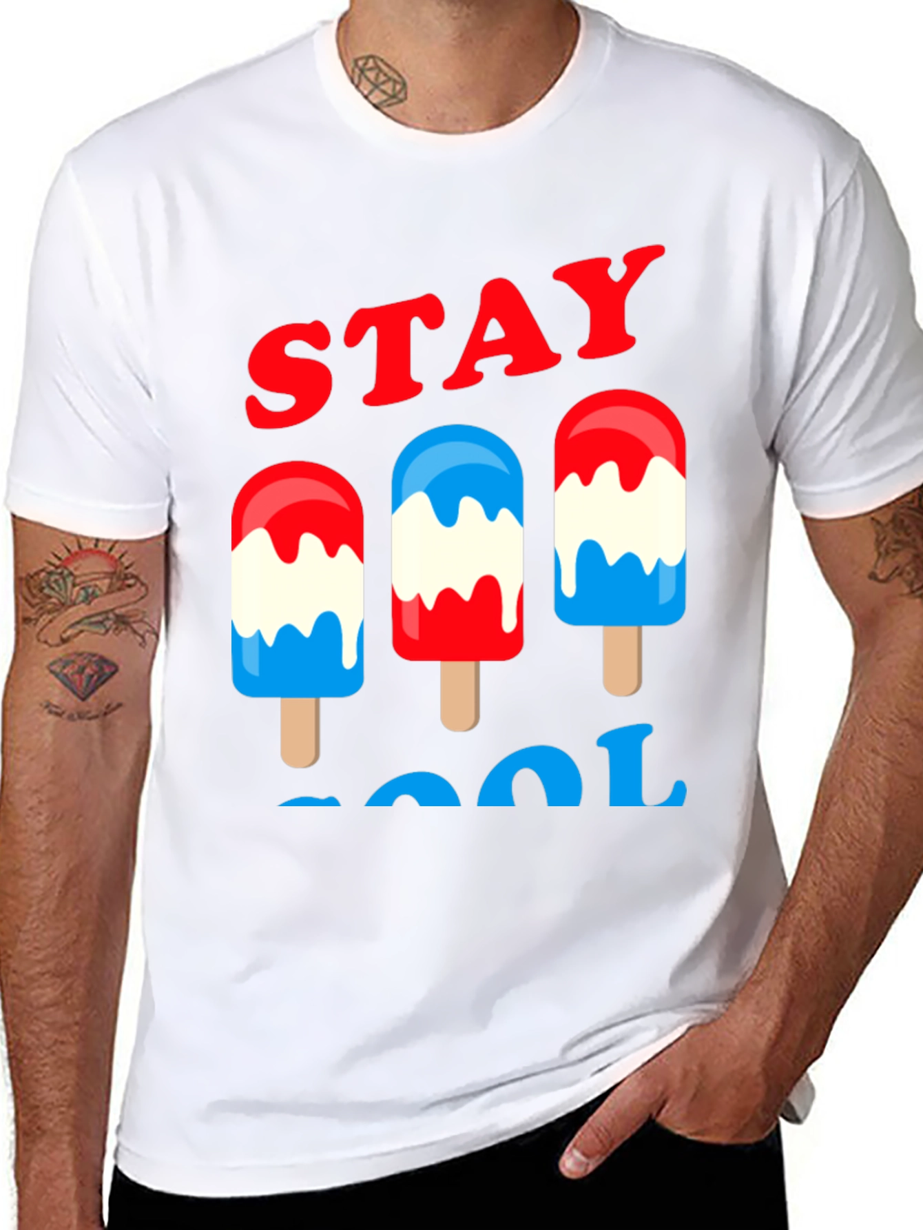 Stay Cool Patriotic Popsicle T-Shirt