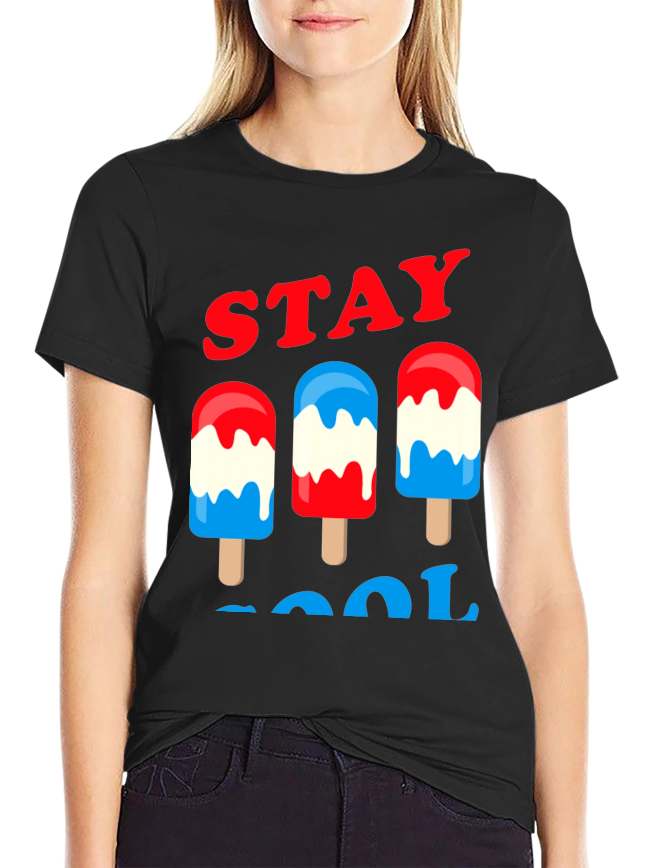 Stay Cool Patriotic Popsicle T-Shirt