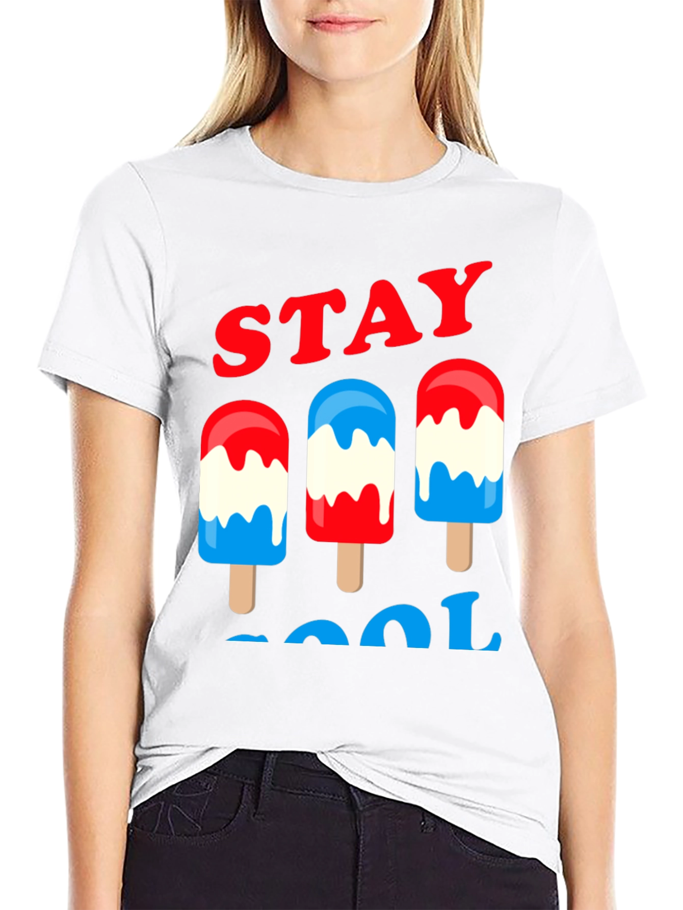 Stay Cool Patriotic Popsicle T-Shirt