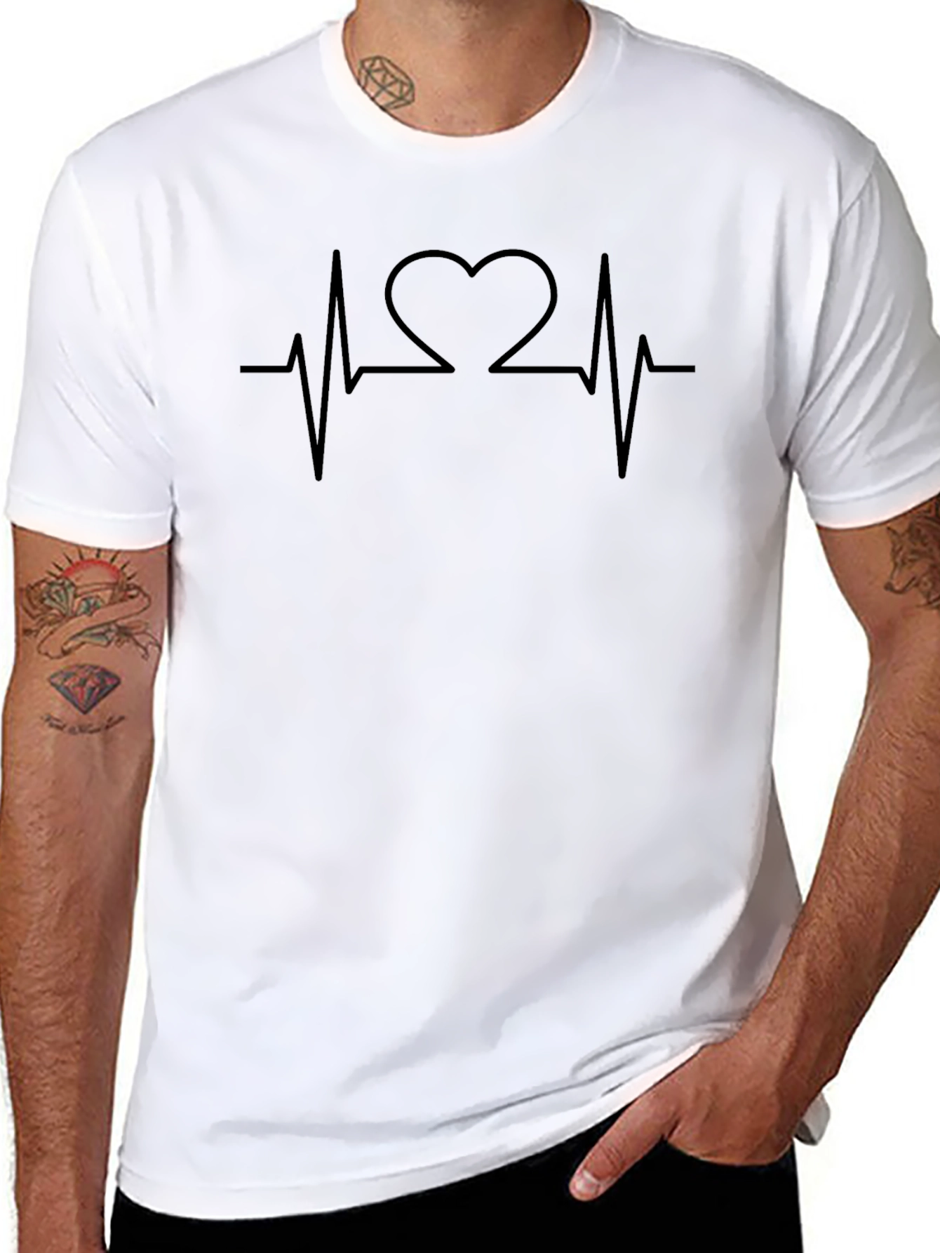 Heartbeat Graphic Tee - Stylish & Trendy