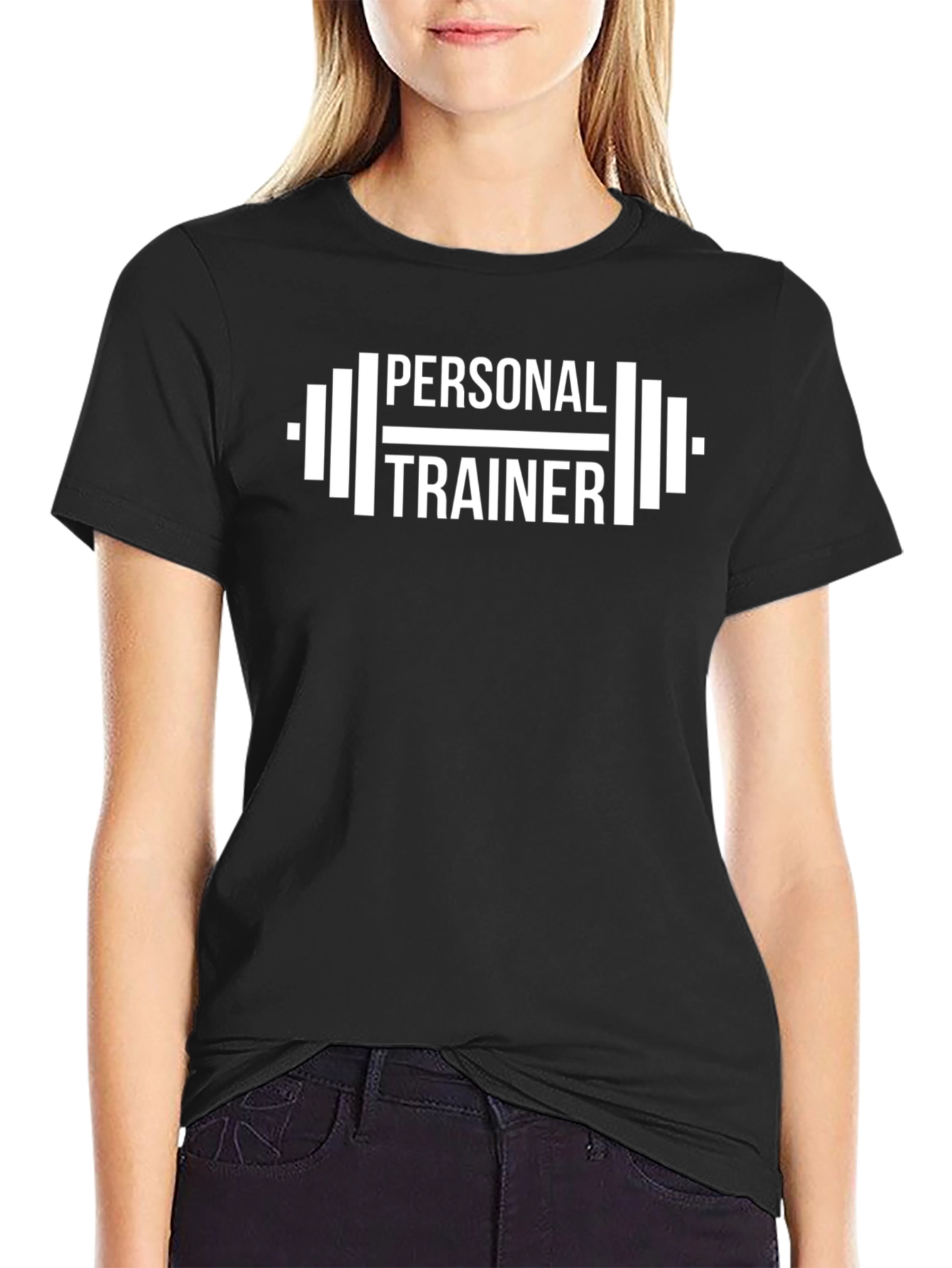 Personal Trainer Black Graphic T-Shirt