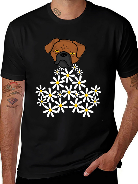 Dog & Daisies Graphic T-Shirt