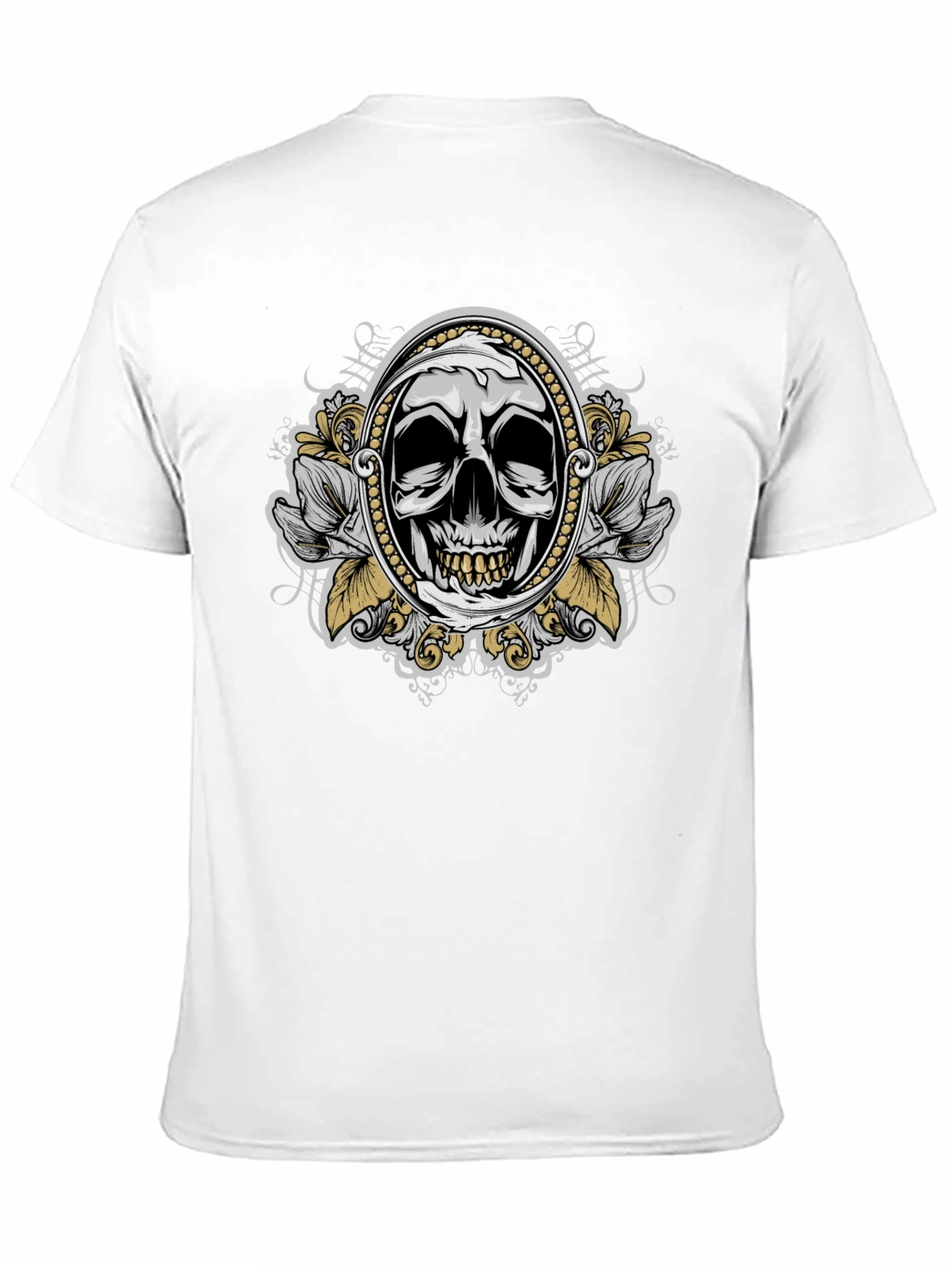 Skull Graphic T-Shirt - Mens Black Tee