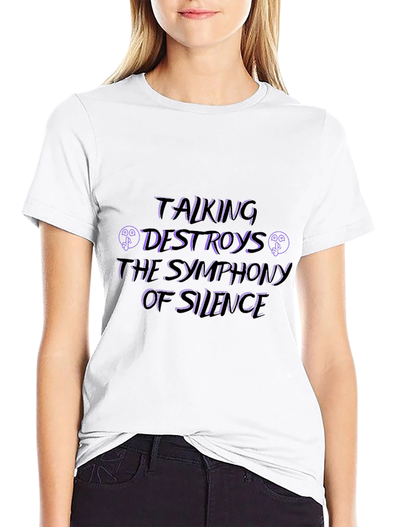 Talking Destroys the Symphony of Silence T-Shirt