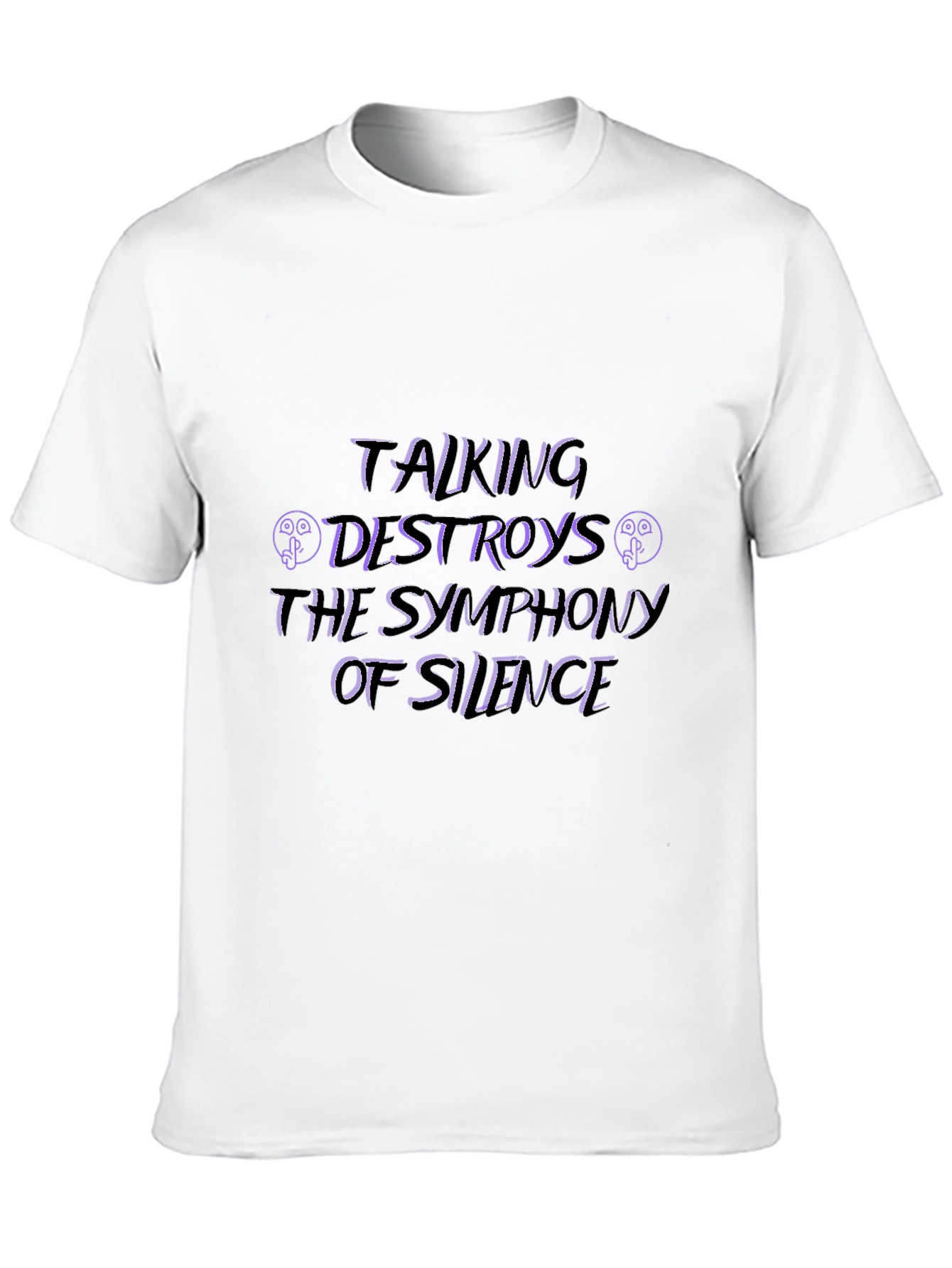 Talking Destroys the Symphony of Silence T-Shirt