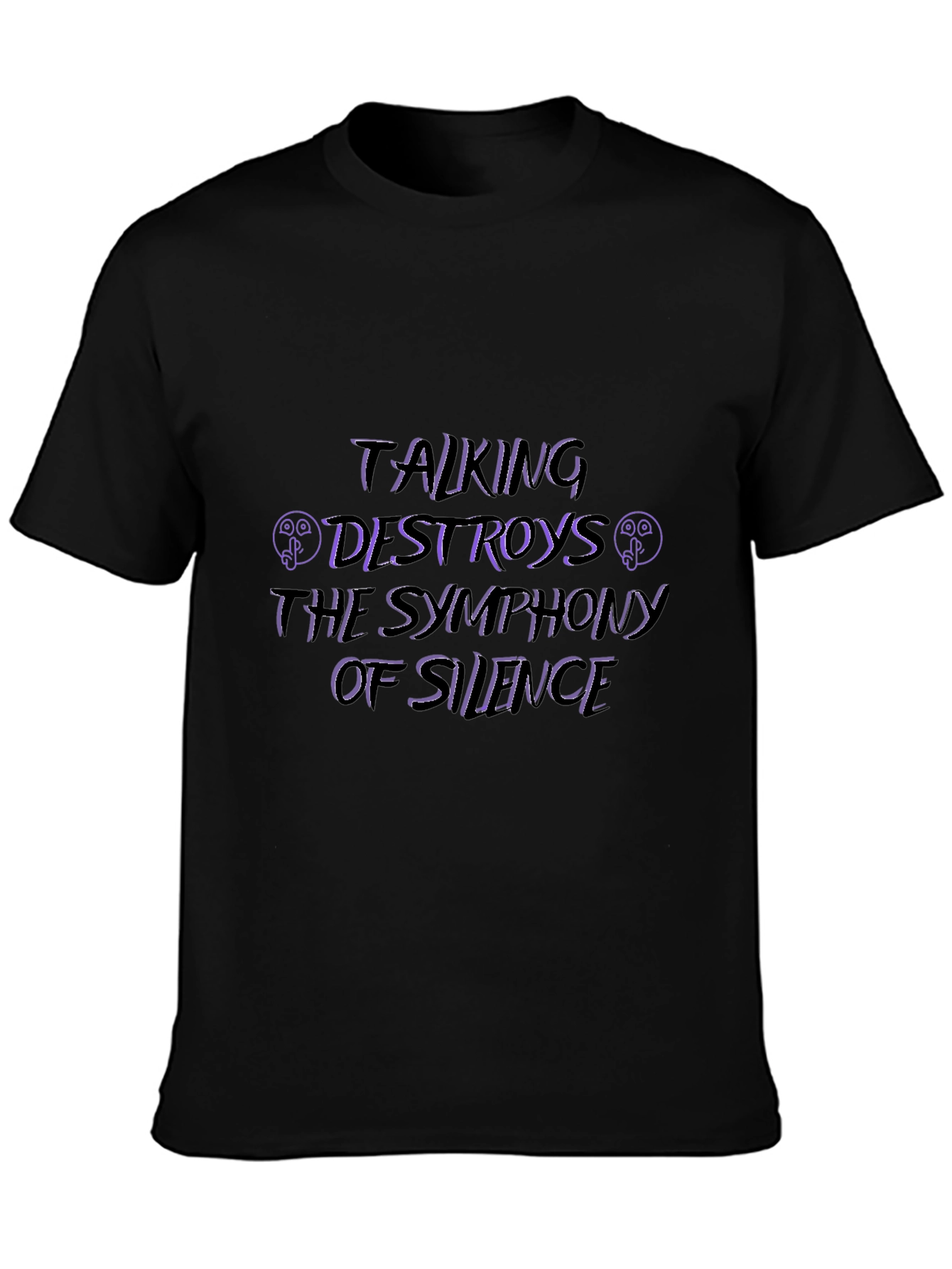 Talking Destroys the Symphony of Silence T-Shirt