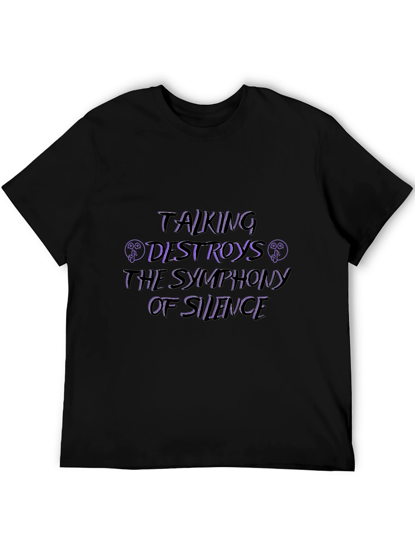 Talking Destroys the Symphony of Silence T-Shirt