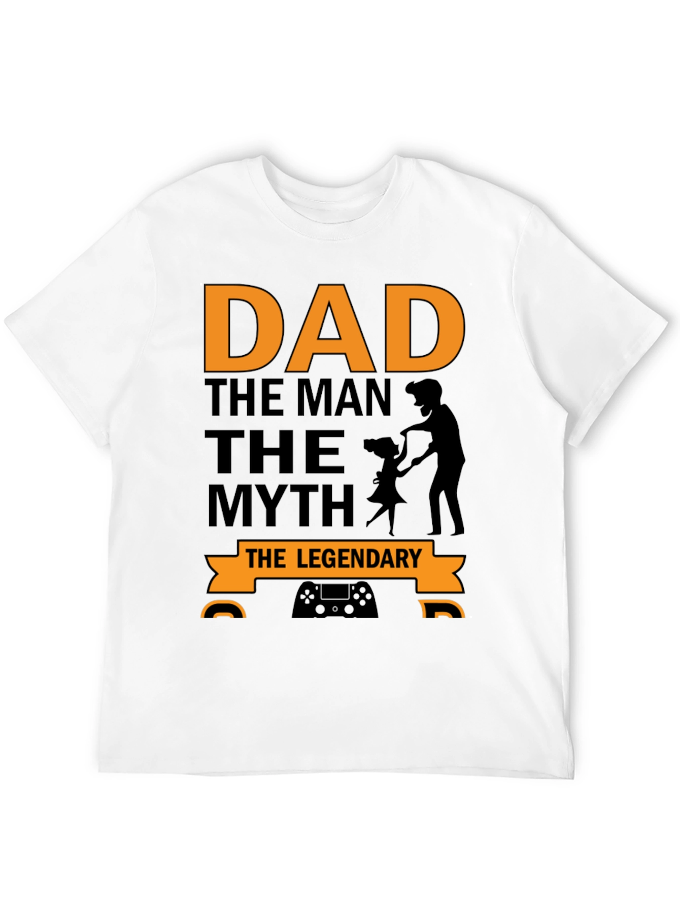 Dad The Man The Myth The Legendary Black T-Shirt