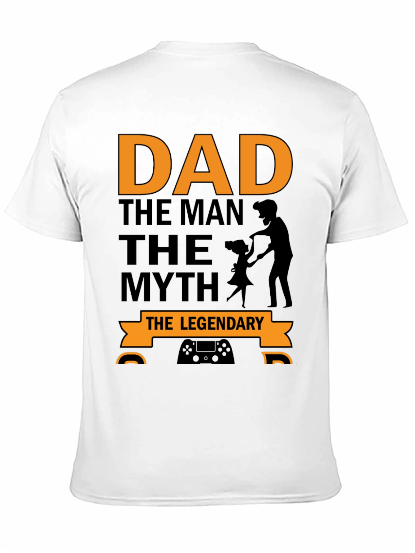 Dad The Man The Myth The Legendary Black T-Shirt