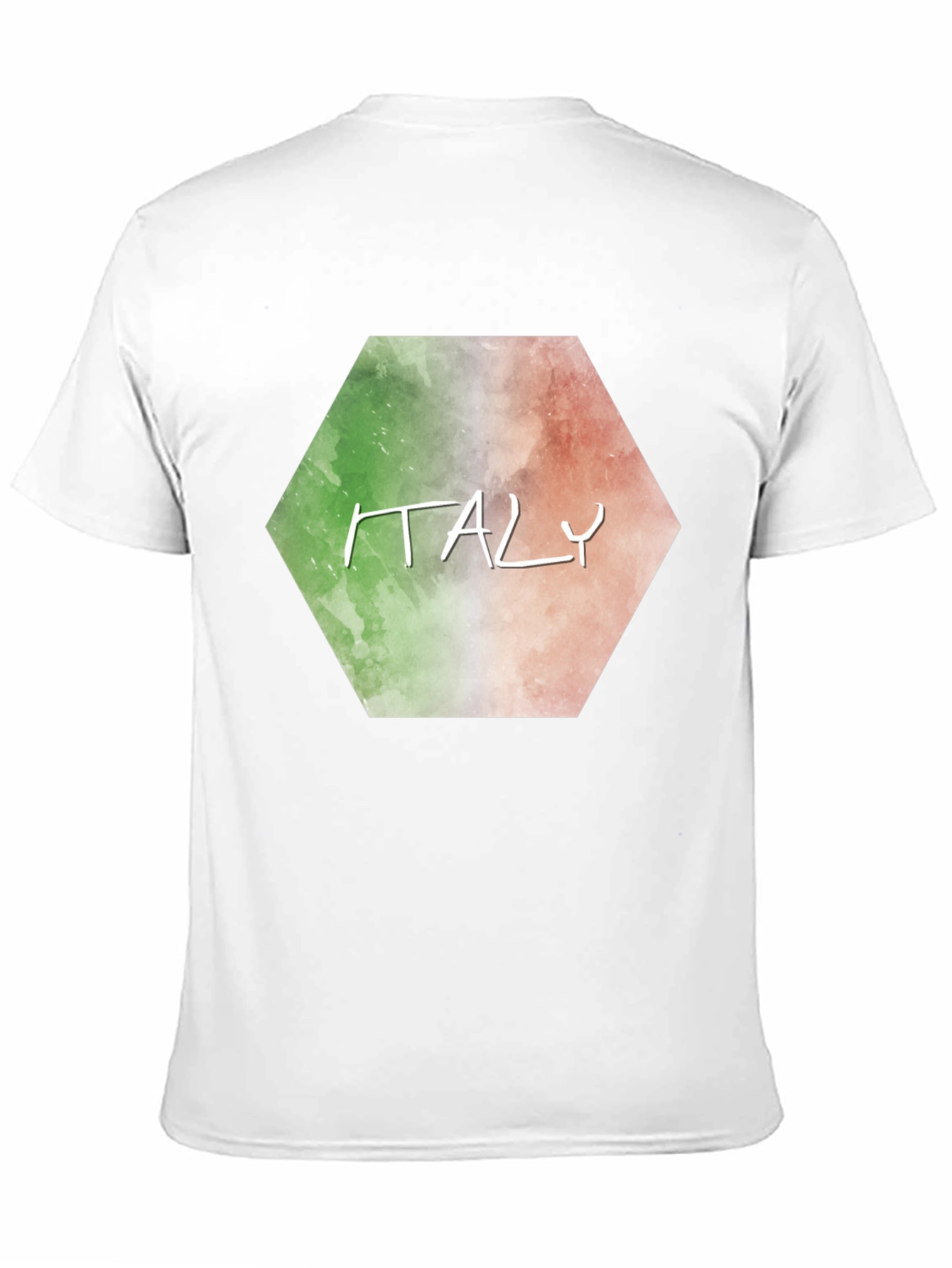 Italy Flag Graphic T-Shirt - Black Tee