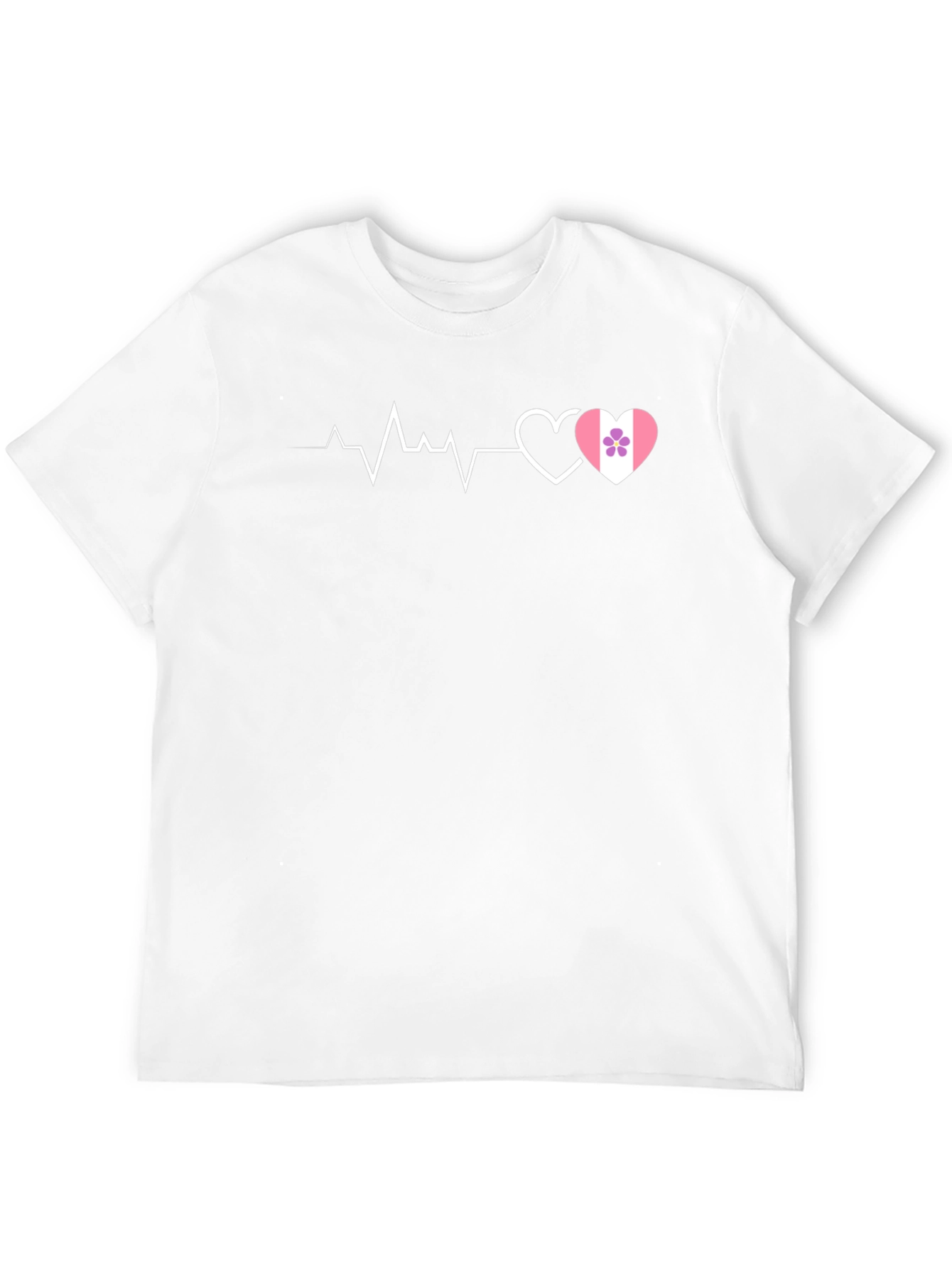 Heartbeat Love Design T-Shirt