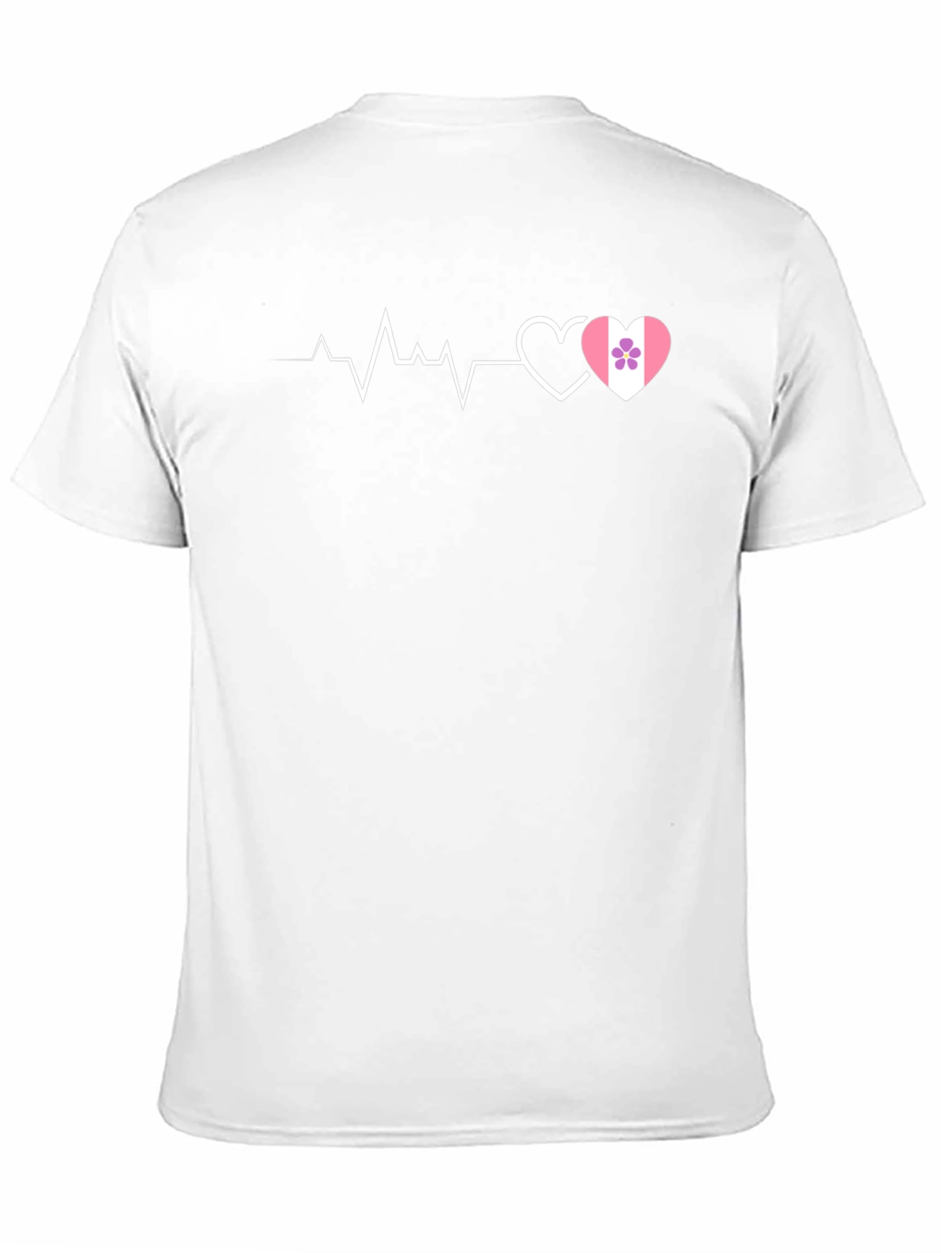 Heartbeat Love Design T-Shirt