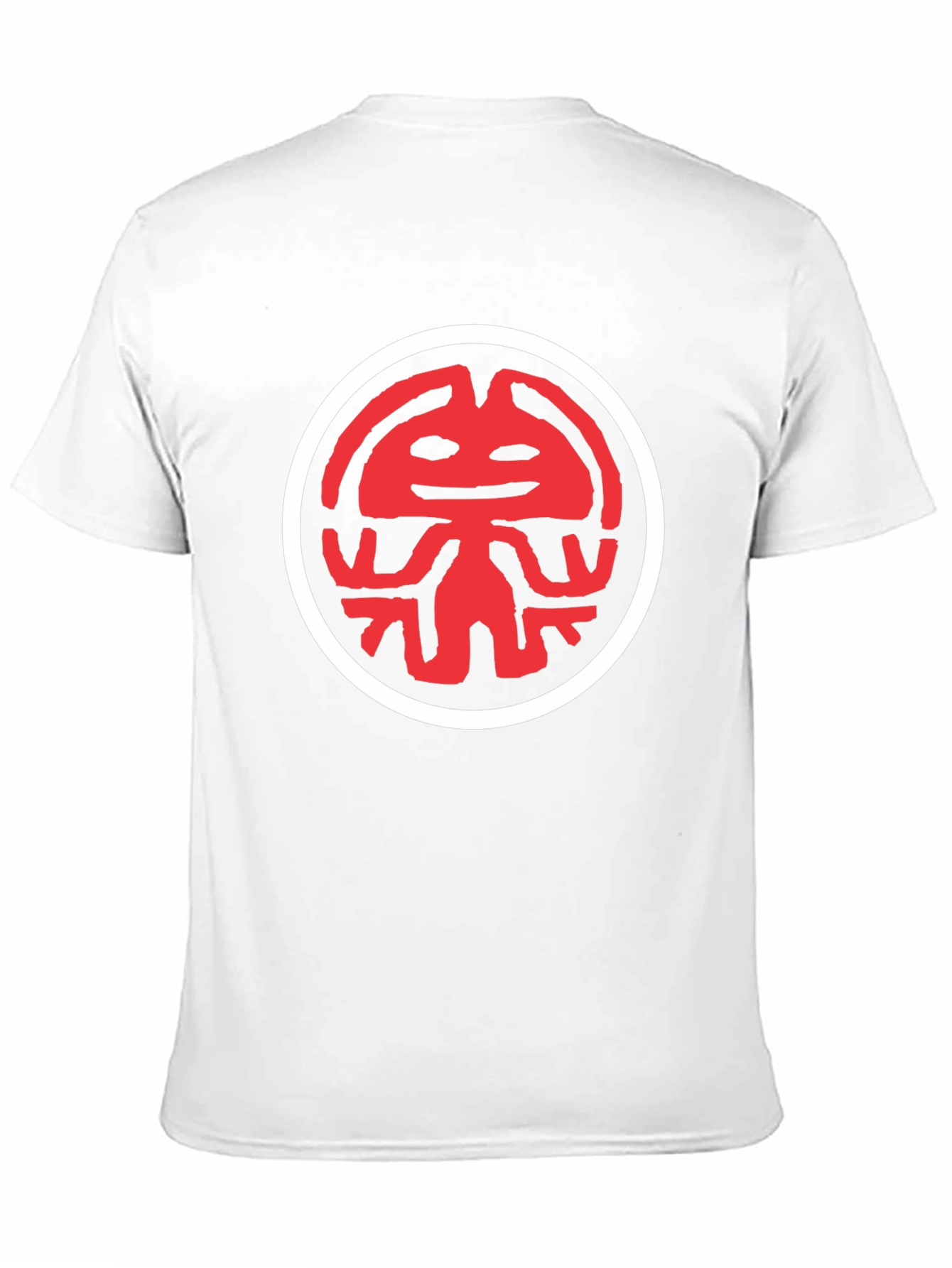 Red Kokopelli Graphic Black T-Shirt