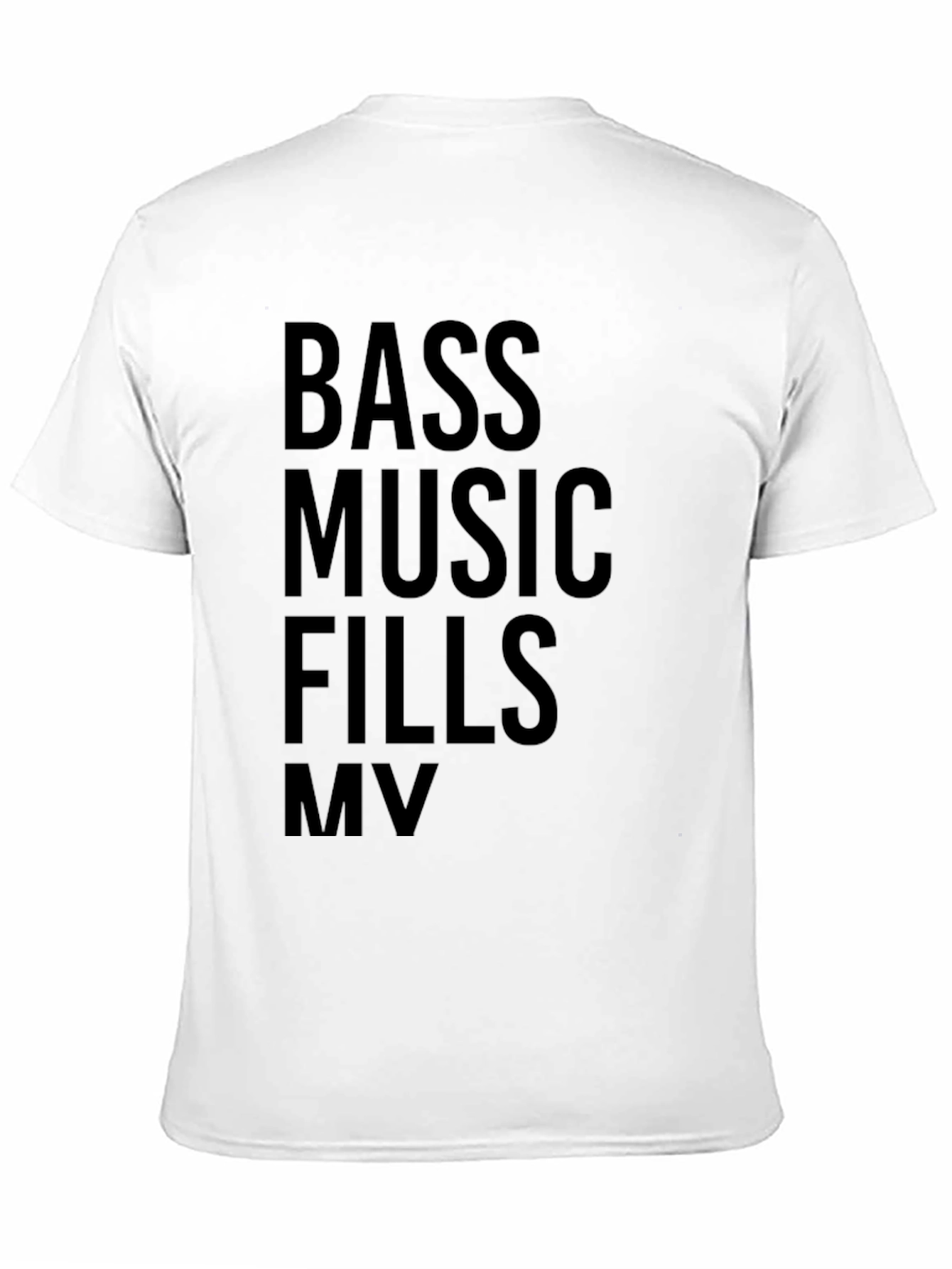 Bass Music Fills MV Graphic T-Shirt