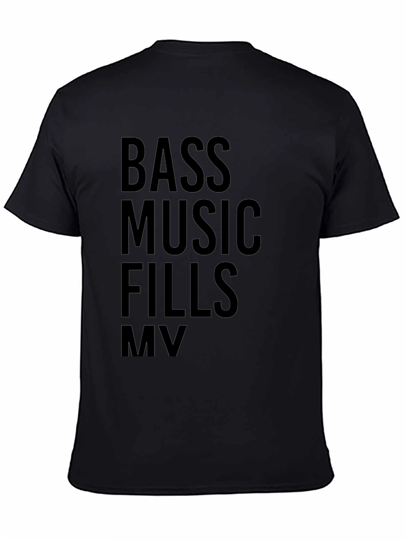 Bass Music Fills MV Graphic T-Shirt