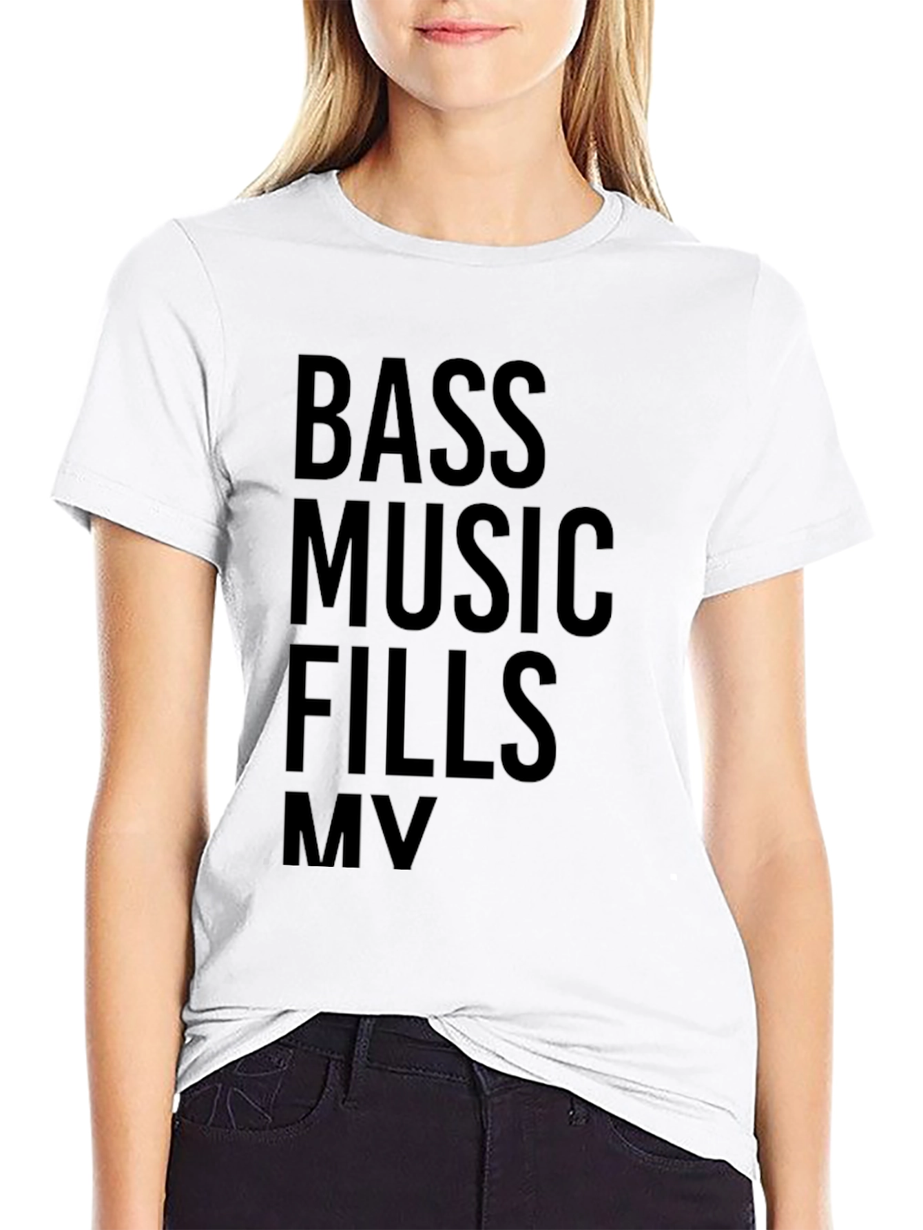 Bass Music Fills MV Graphic T-Shirt