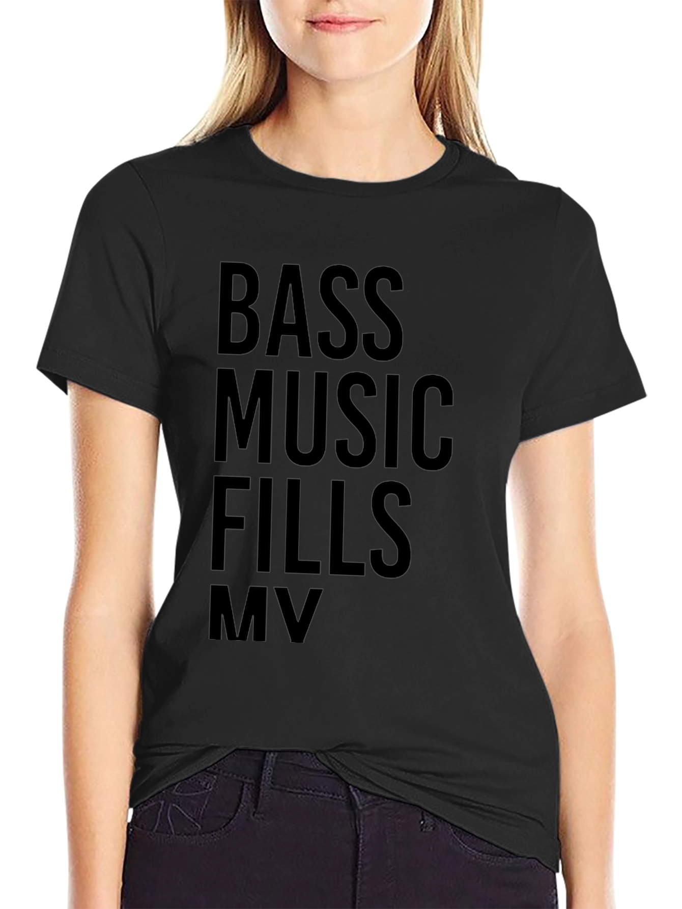 Bass Music Fills MV Graphic T-Shirt