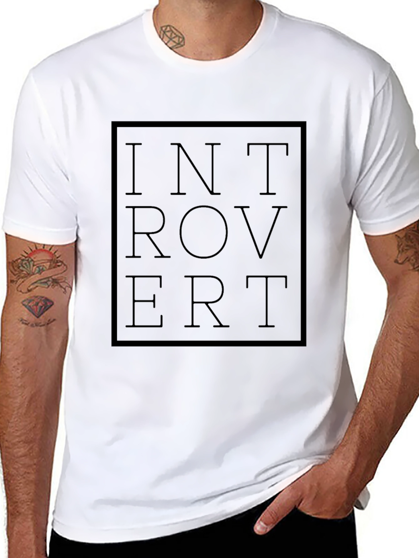 Introvert Graphic Tee - Soft Cotton Comfort