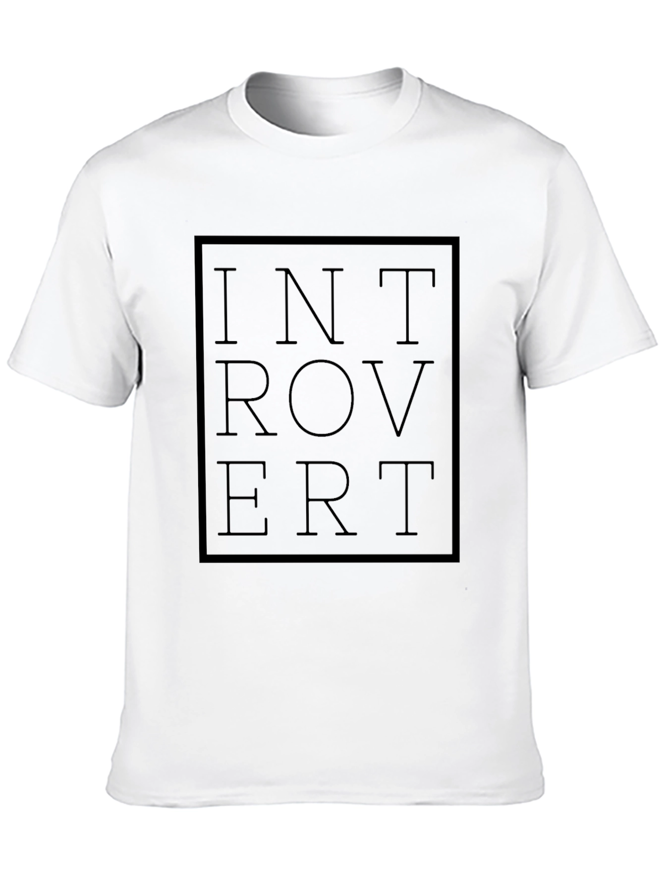 Introvert Graphic Tee - Soft Cotton Comfort