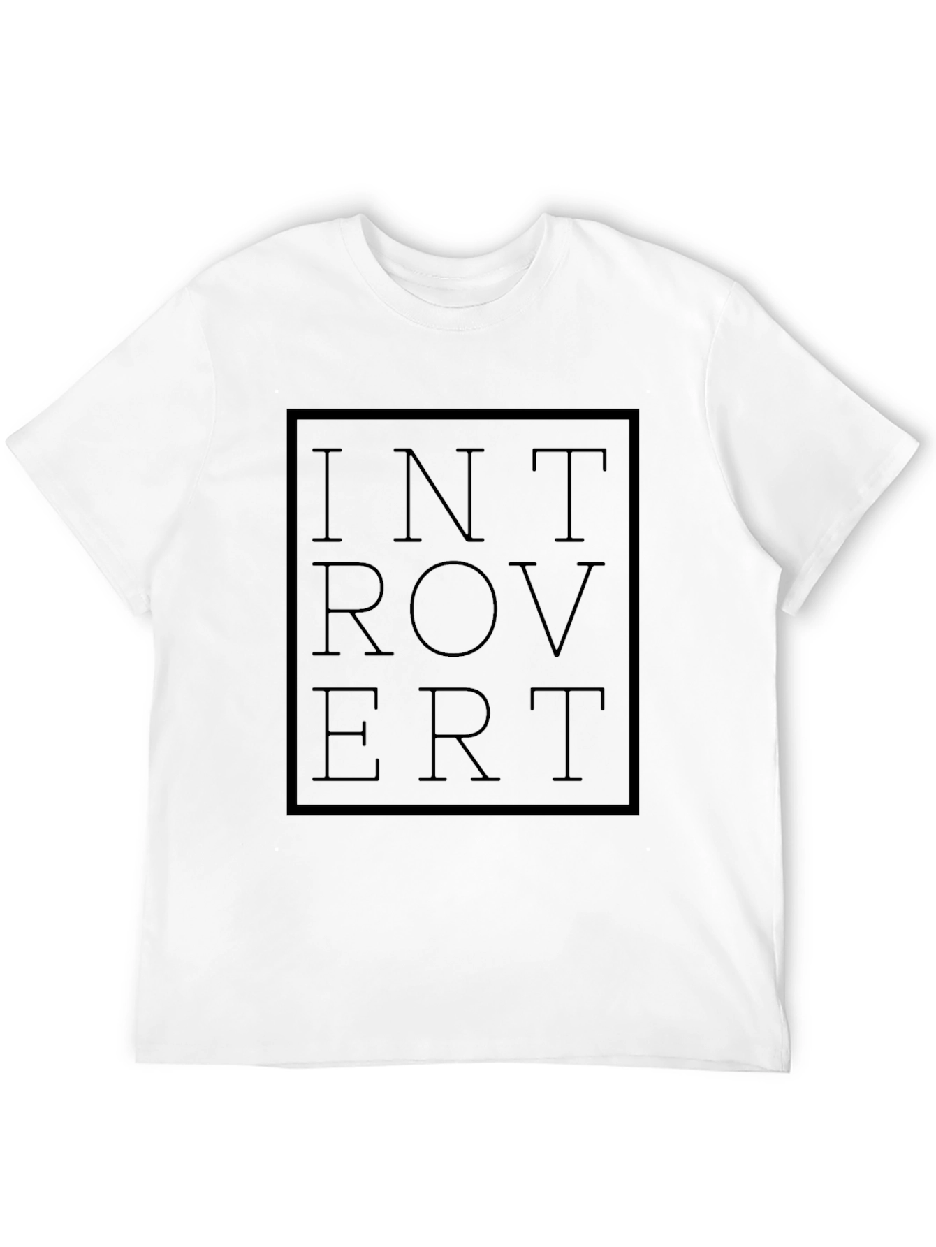 Introvert Graphic Tee - Soft Cotton Comfort