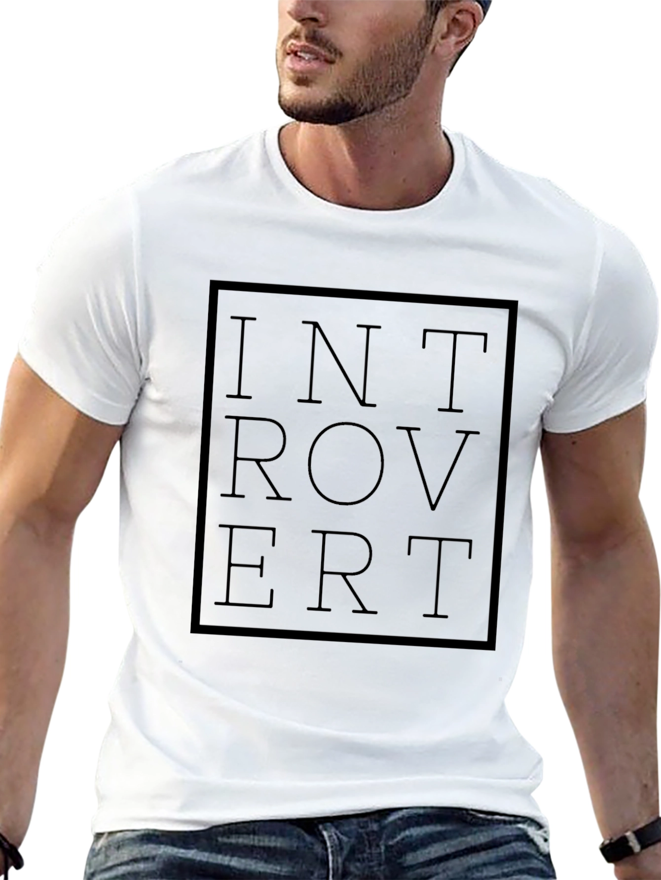 Introvert Graphic Tee - Soft Cotton Comfort