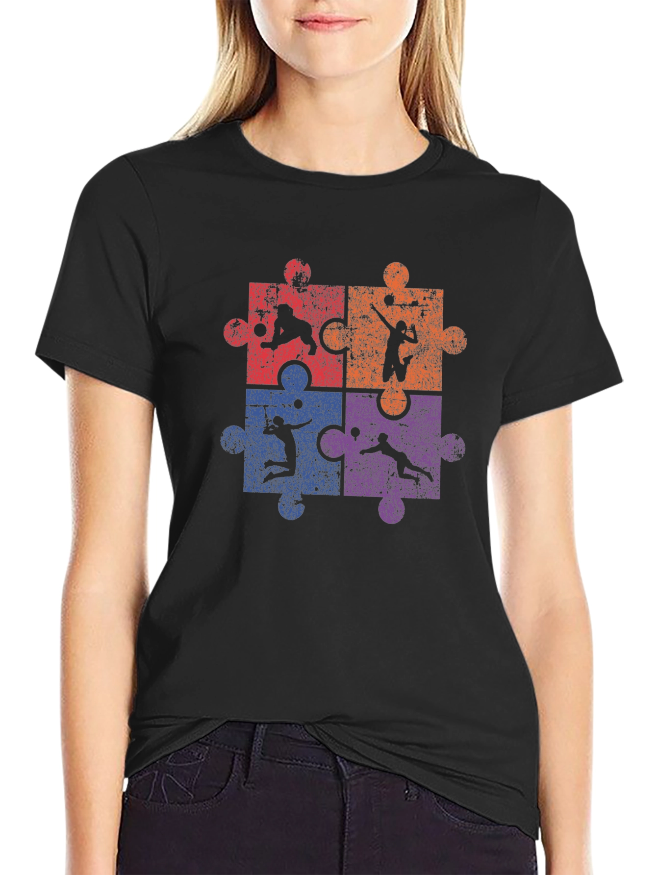 Volleyball Puzzle T-Shirt