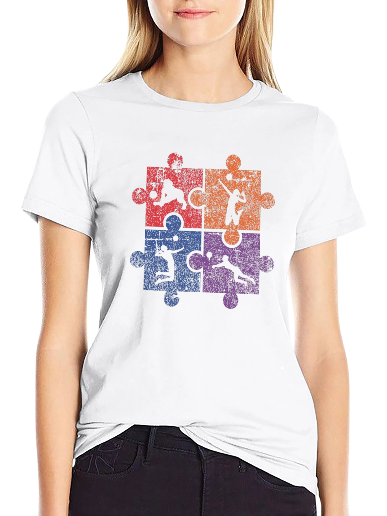 Volleyball Puzzle T-Shirt