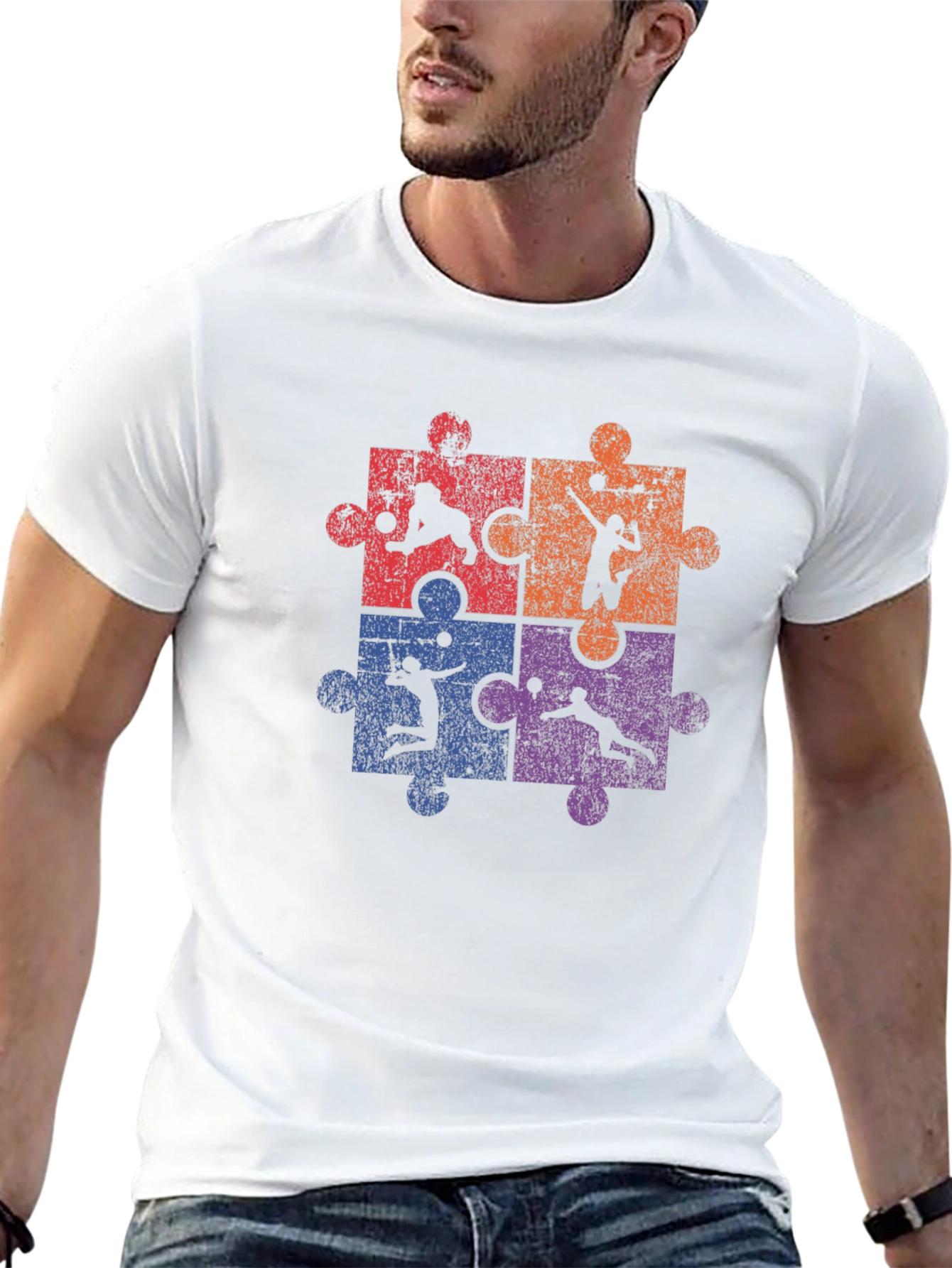 Volleyball Puzzle T-Shirt