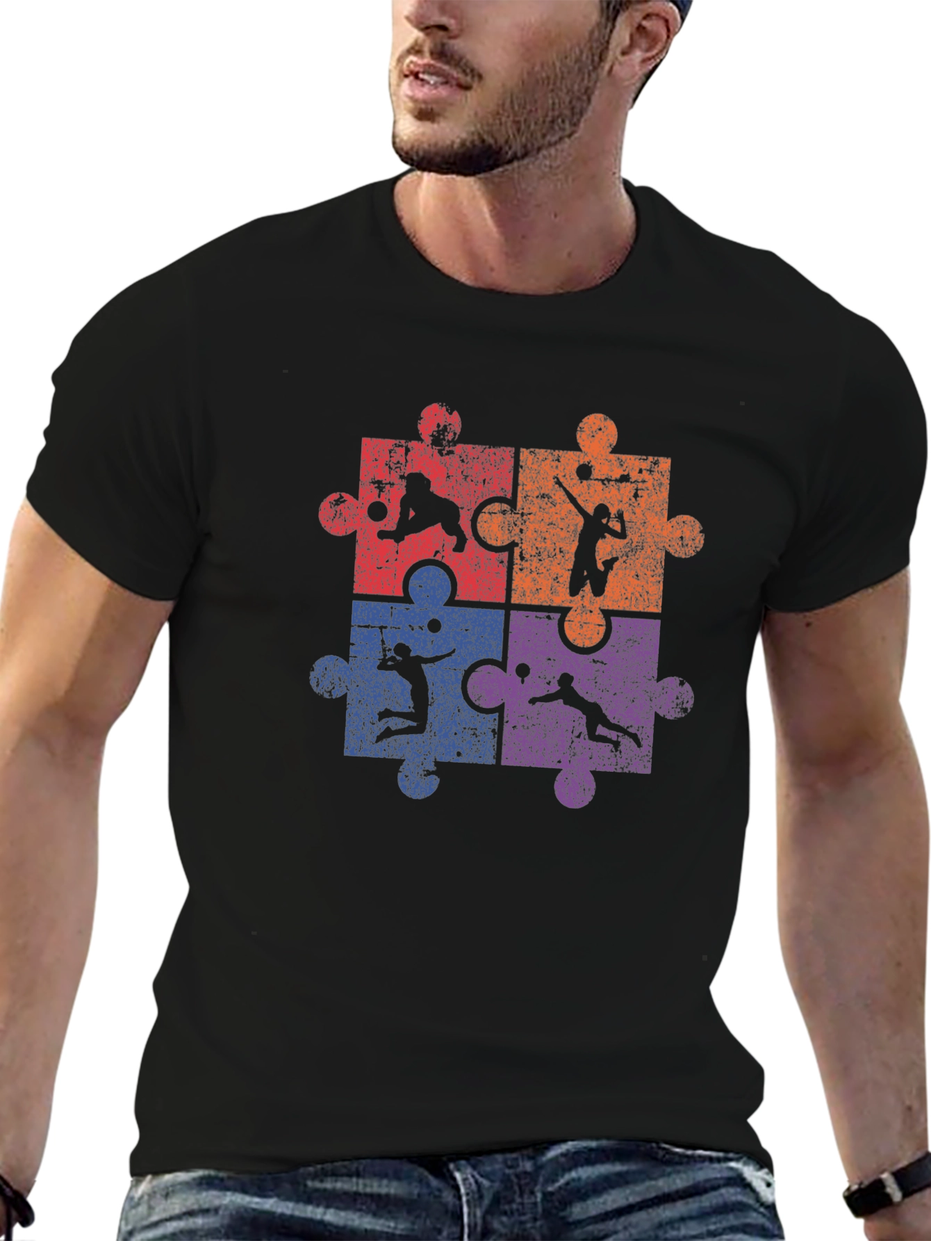 Volleyball Puzzle T-Shirt